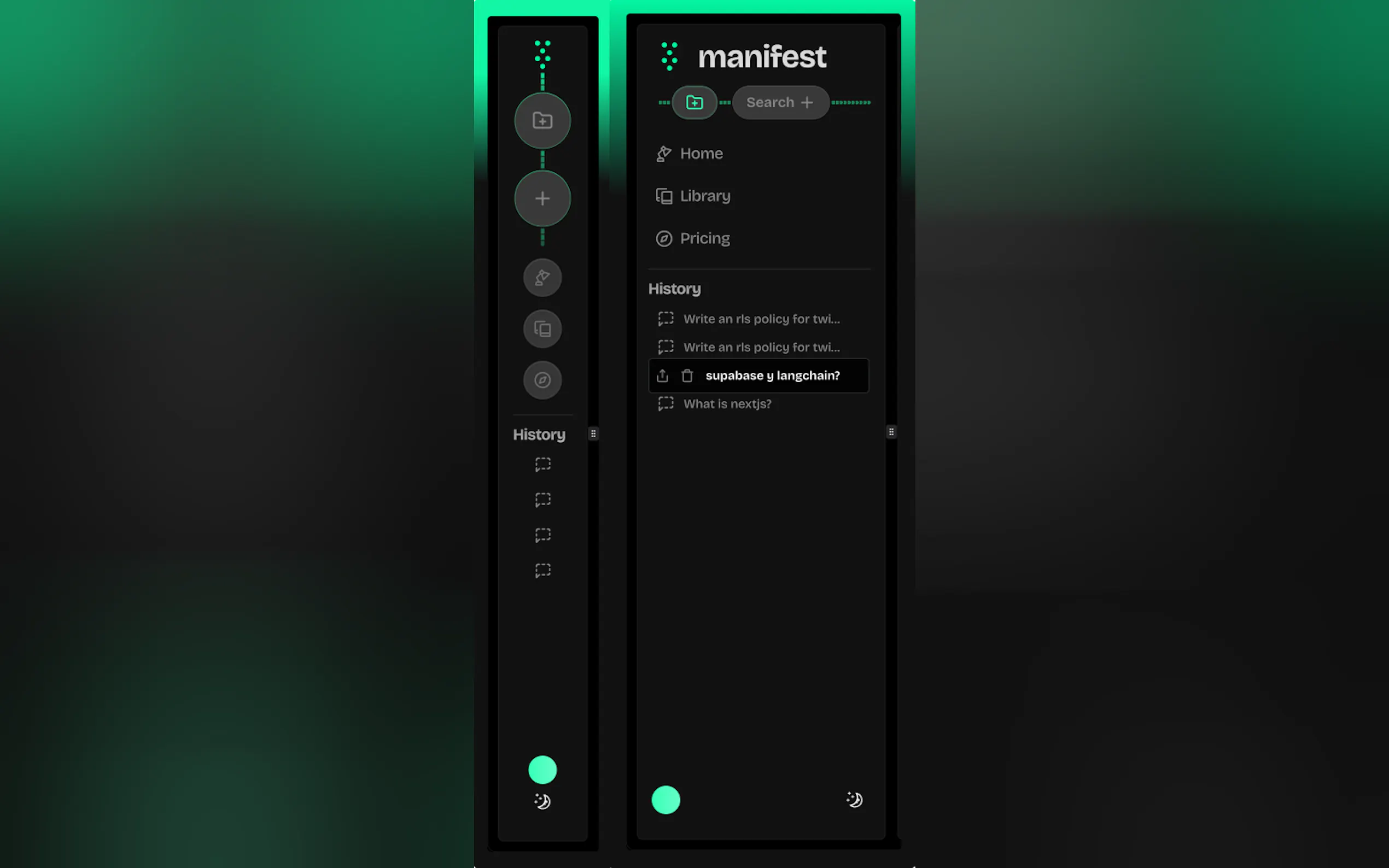 manifest