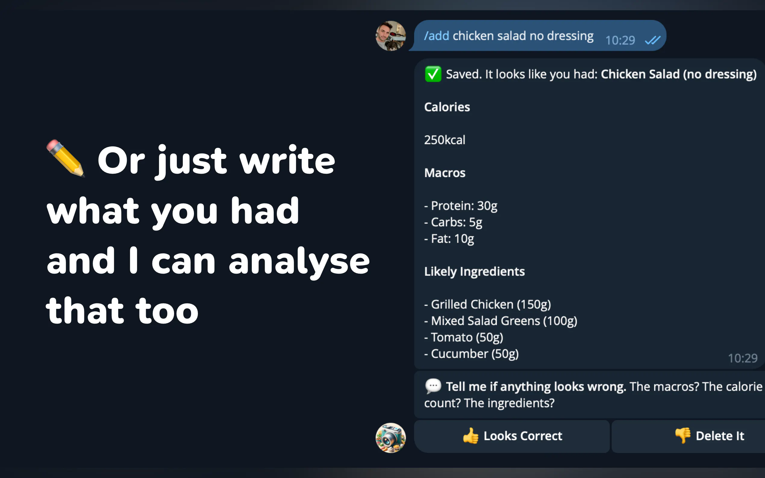 Screenshot 4 of meals.chat