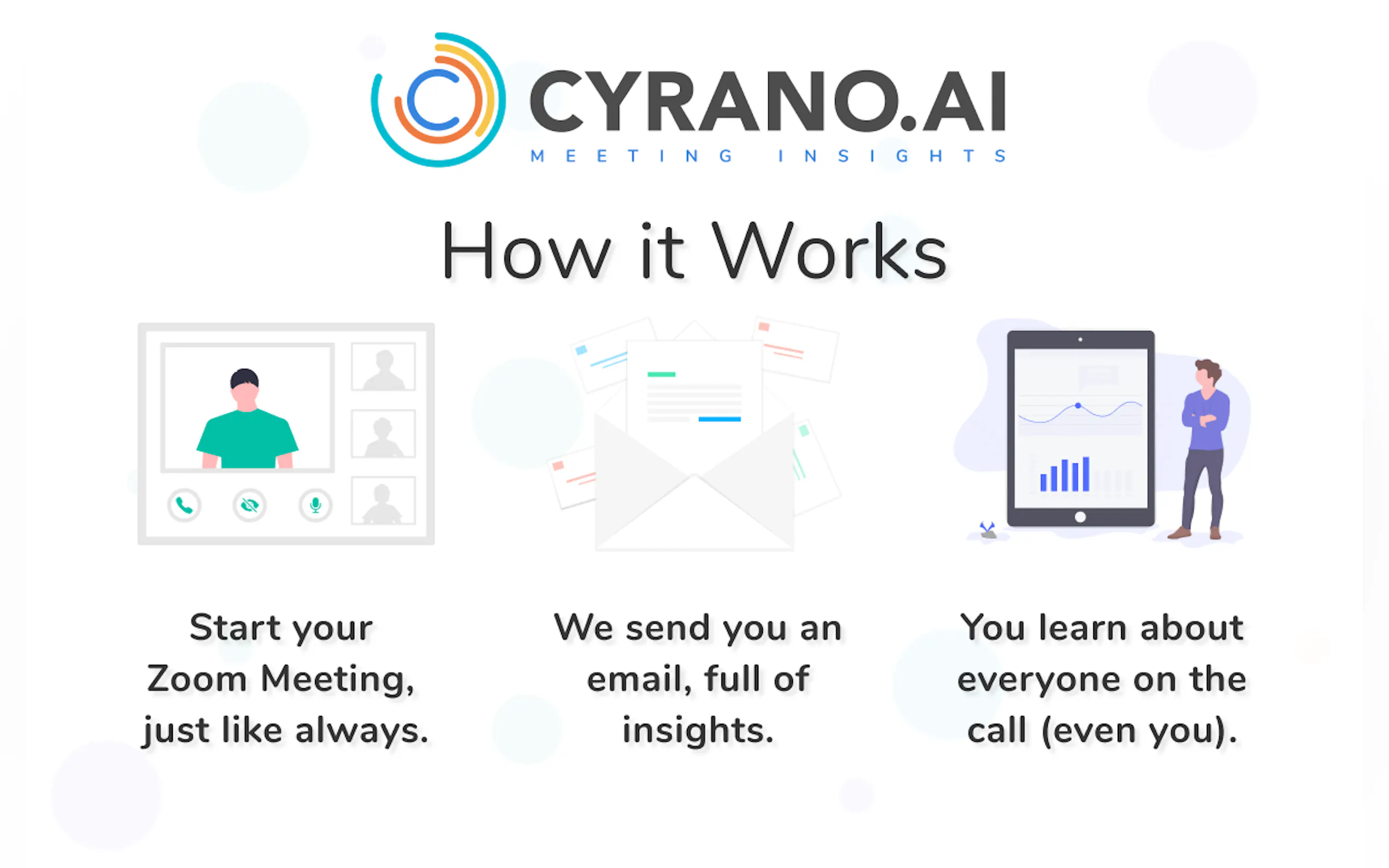 Screenshot 2 of Meeting Insights by Cyrano.ai