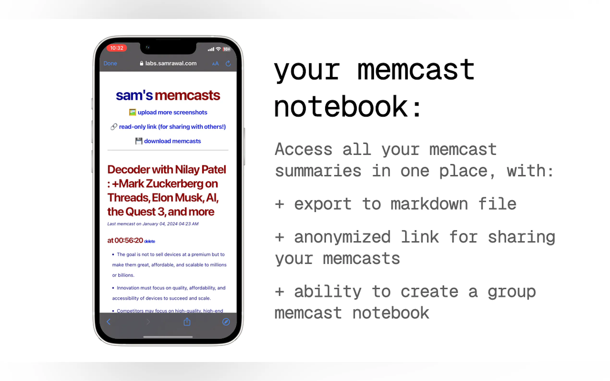 Screenshot 5 of memcast