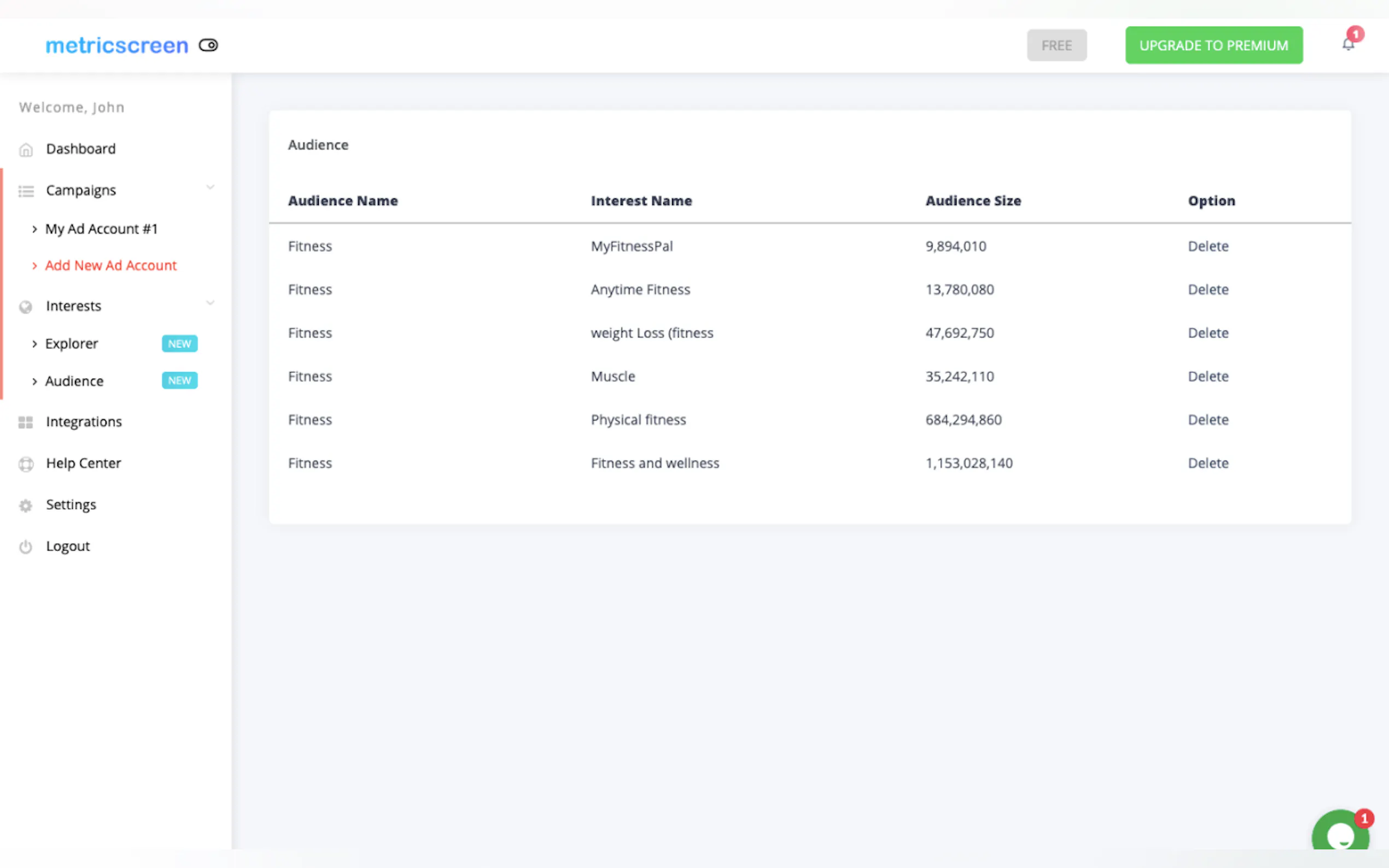 Screenshot 4 of Metricscreen
