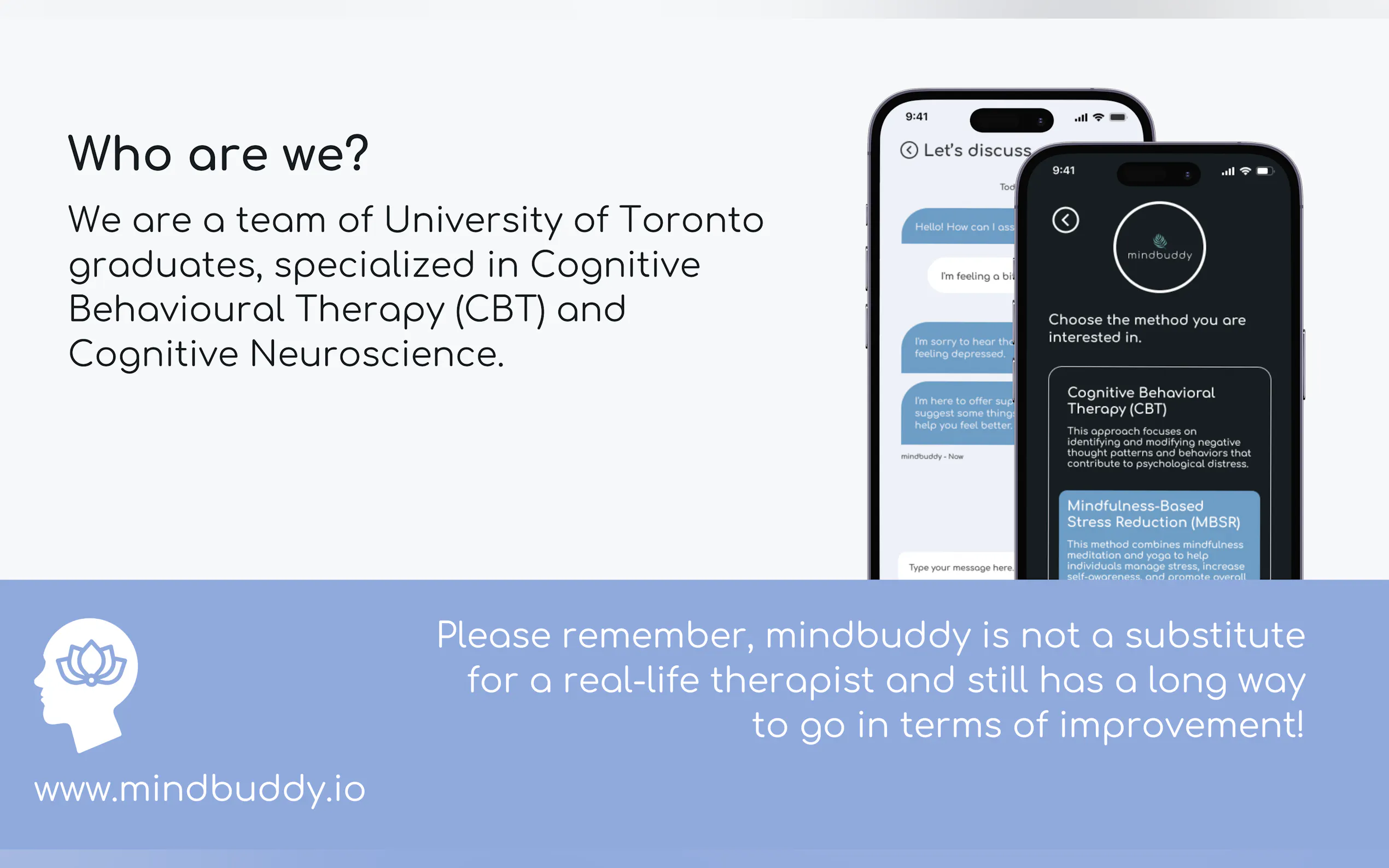 Screenshot 3 of mindbuddy app