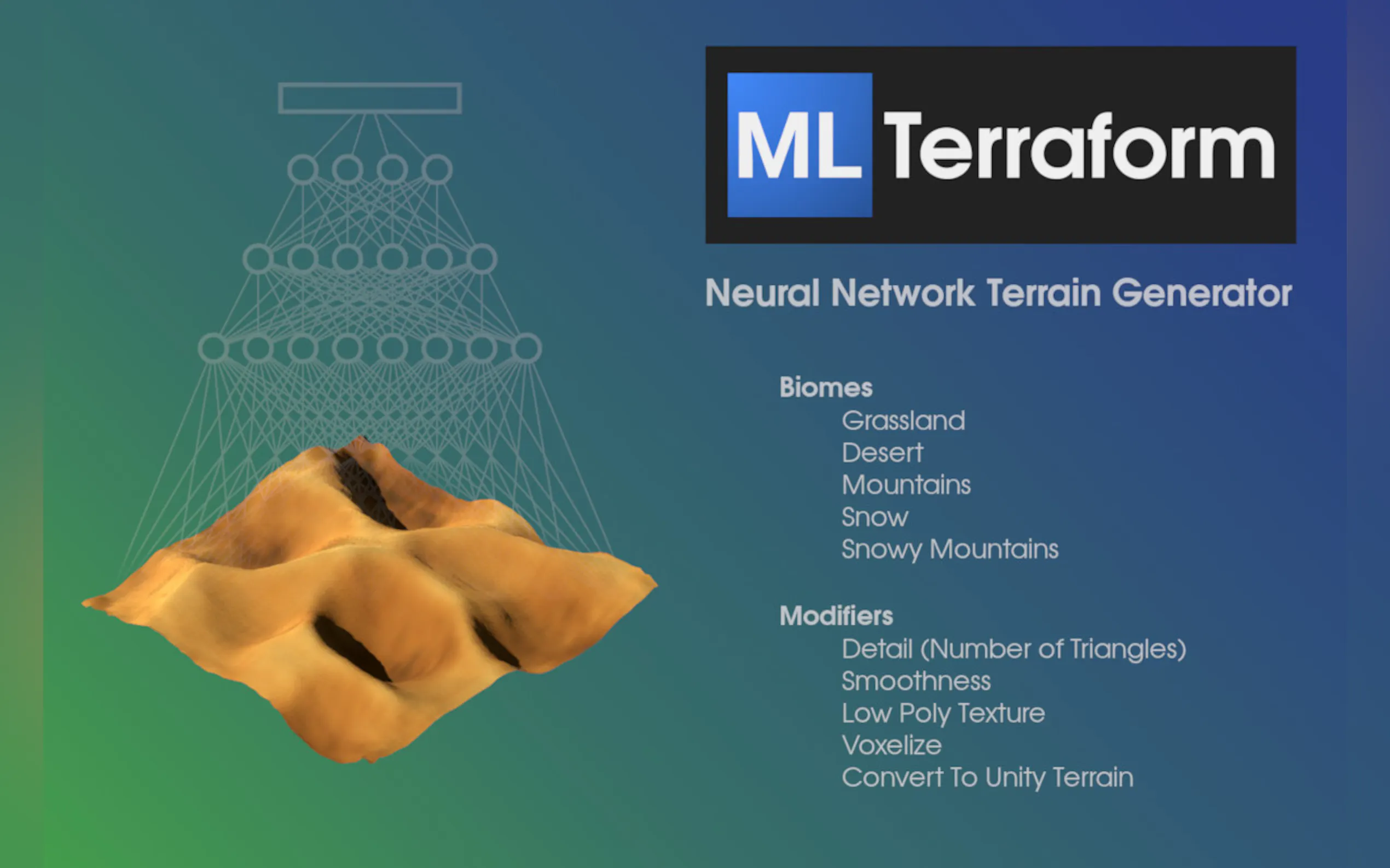 Screenshot 3 of ML Terraform - Terrain Generator