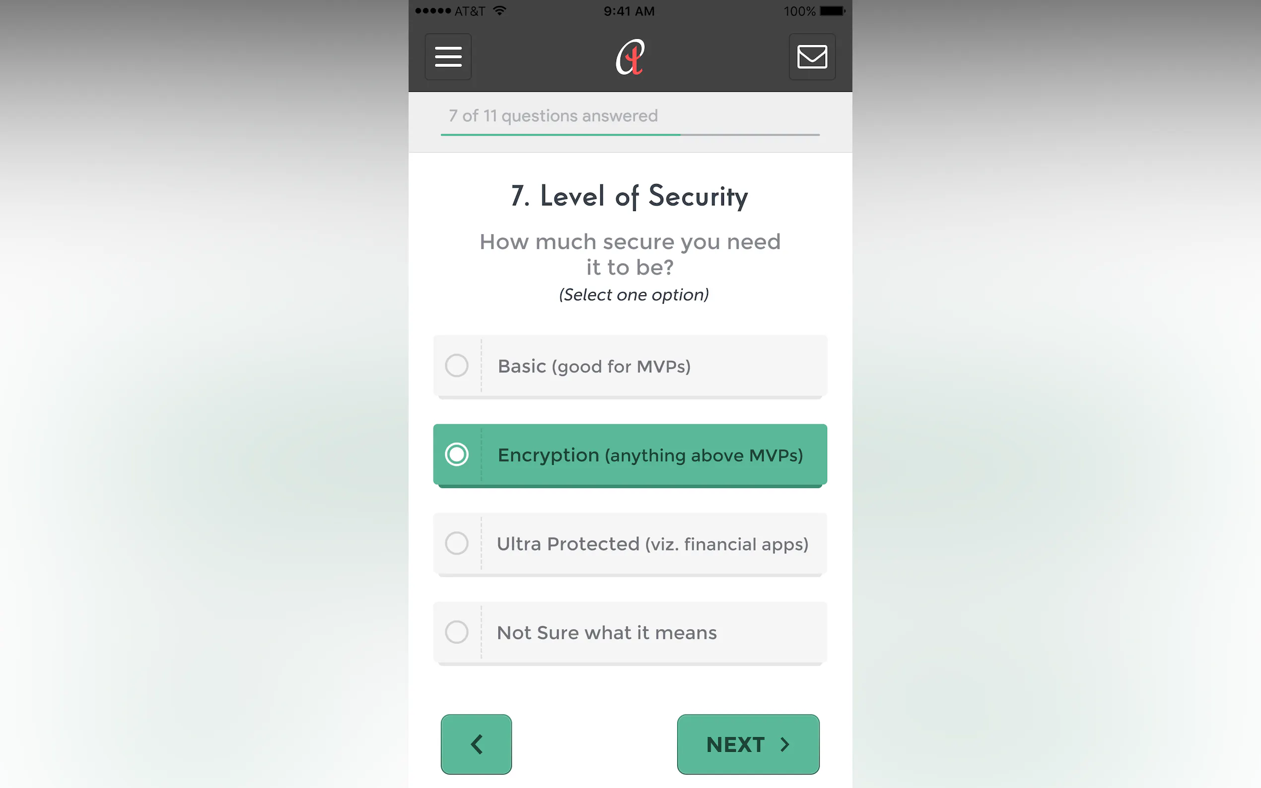Screenshot 2 of Mobile App Cost Calculator