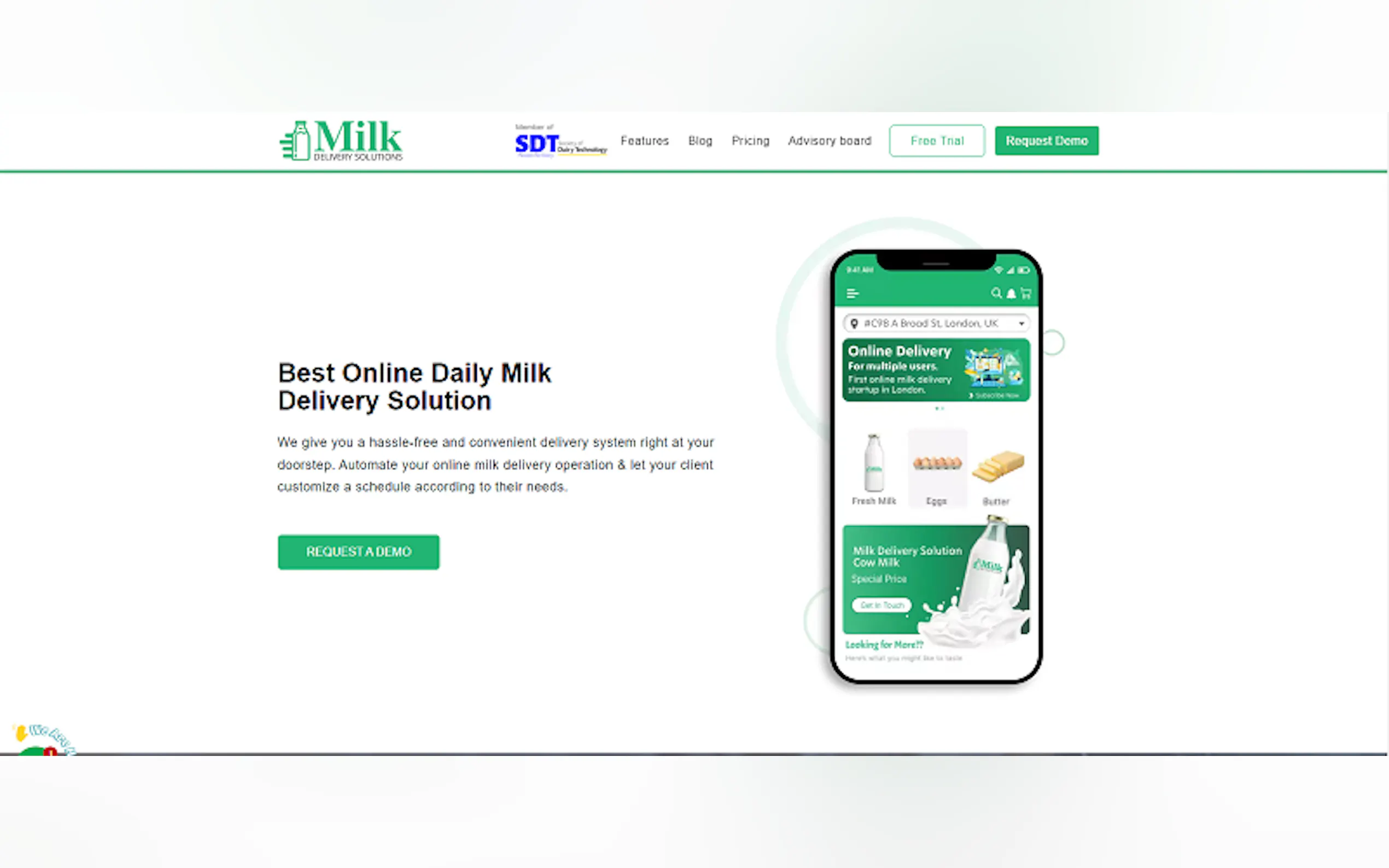 Screenshot 3 of Mobile App For Milk Delivery