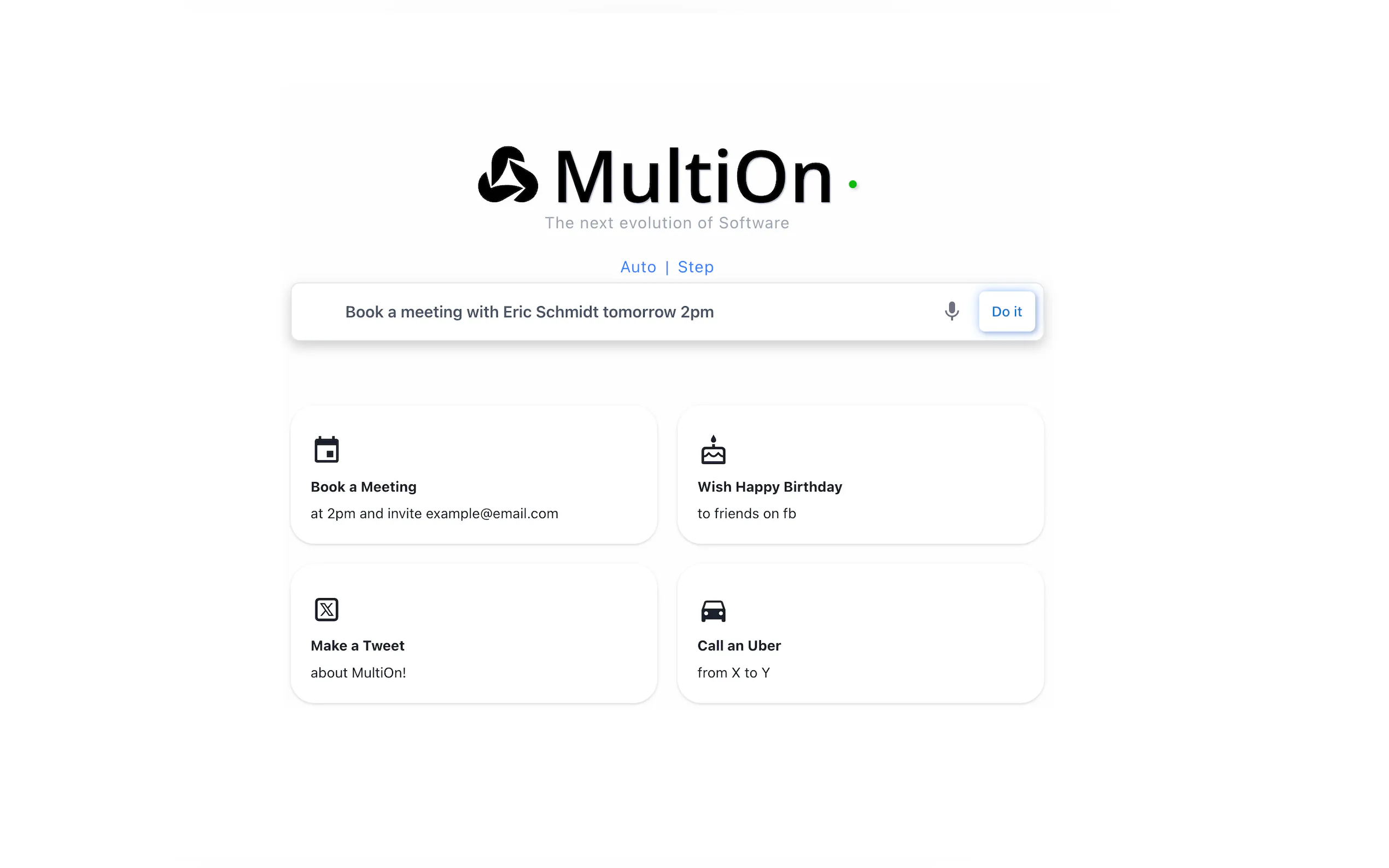 Screenshot 2 of MultiOn AI Agent