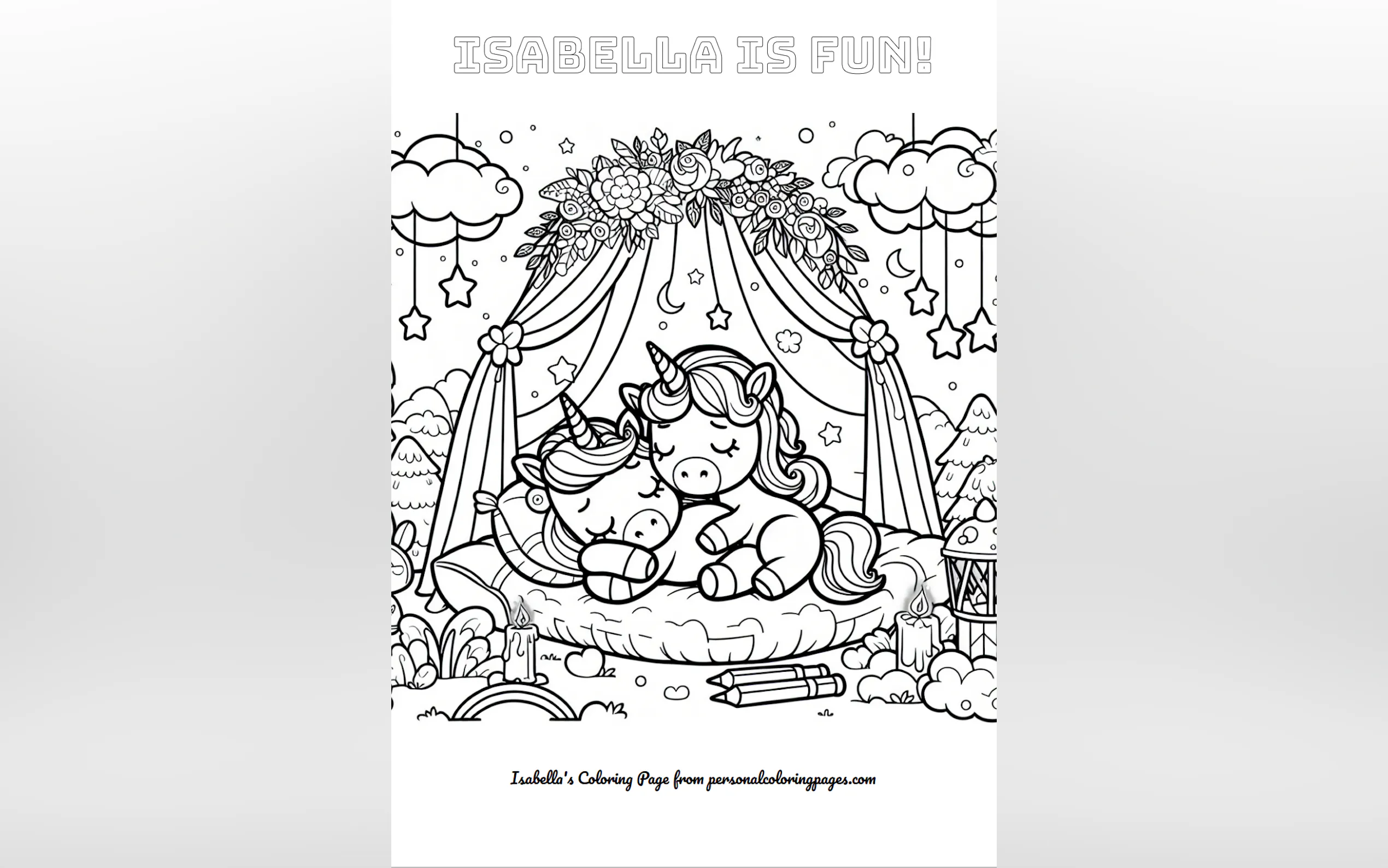  My Personal Coloring Pages