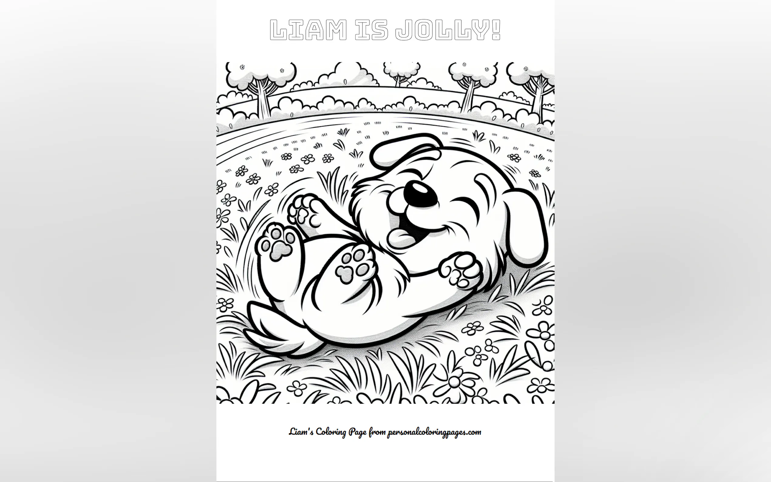 Screenshot 2 of  My Personal Coloring Pages