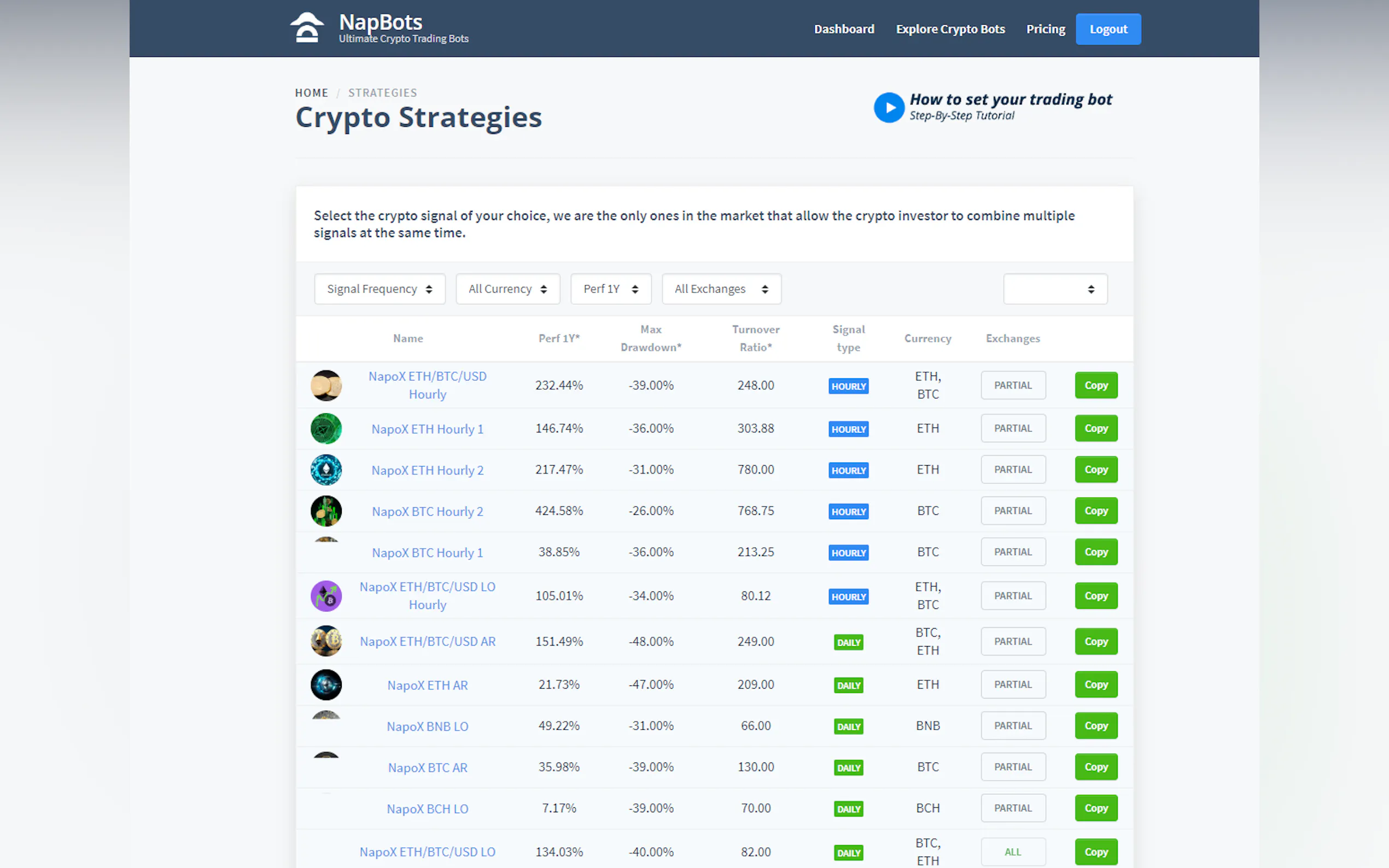 Screenshot 2 of NapBots - Ultimate Crypto Trading Bot