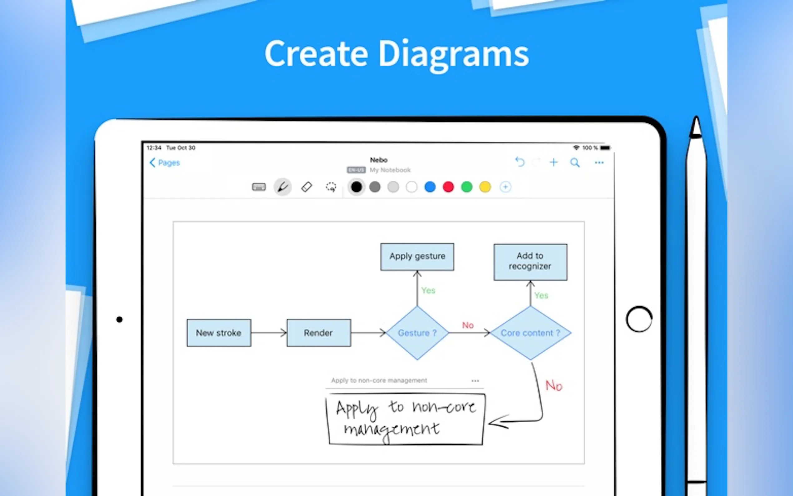 Screenshot 7 of Nebo: professional note-taking