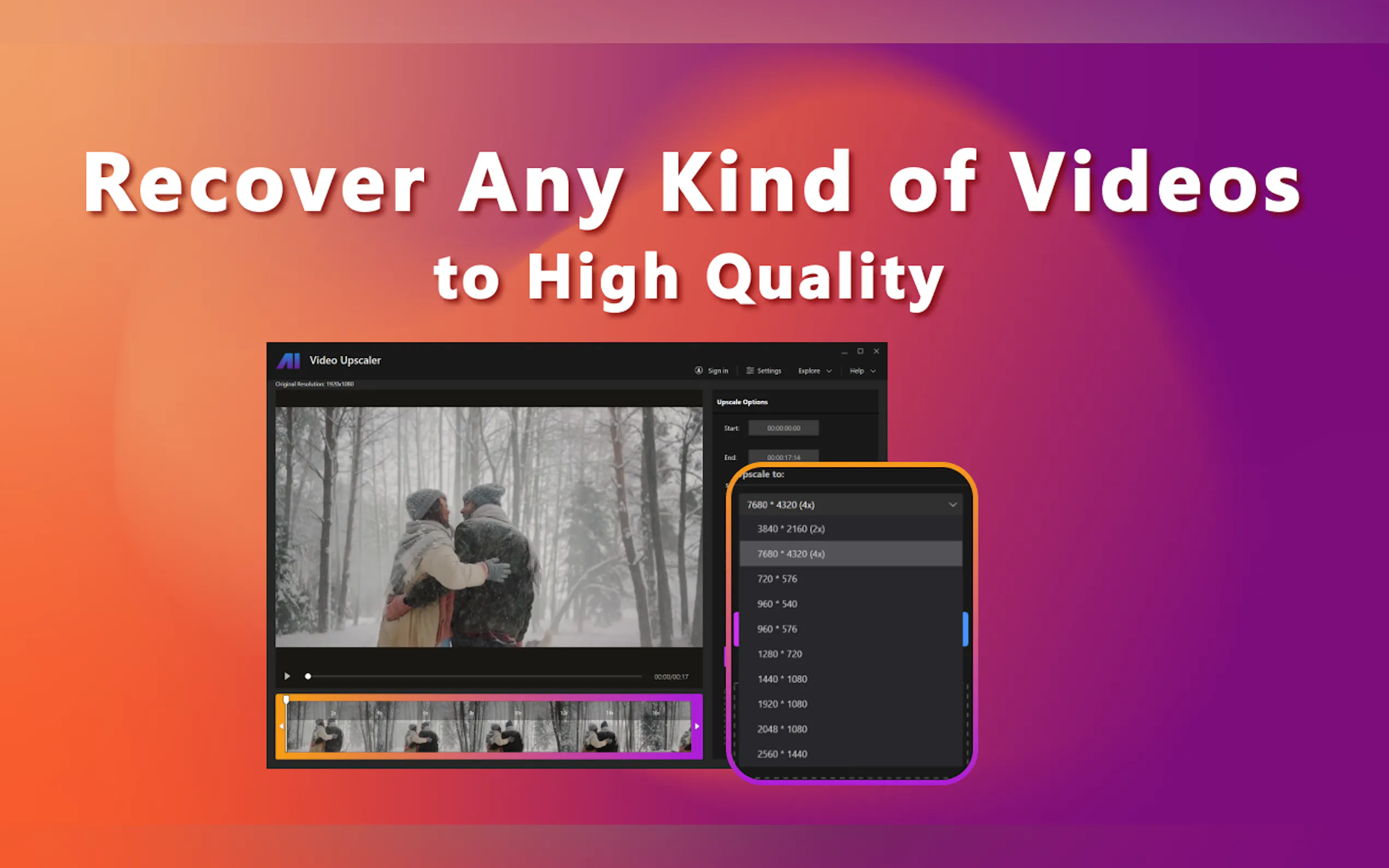 Screenshot 4 of Nero AI Video Upscaler