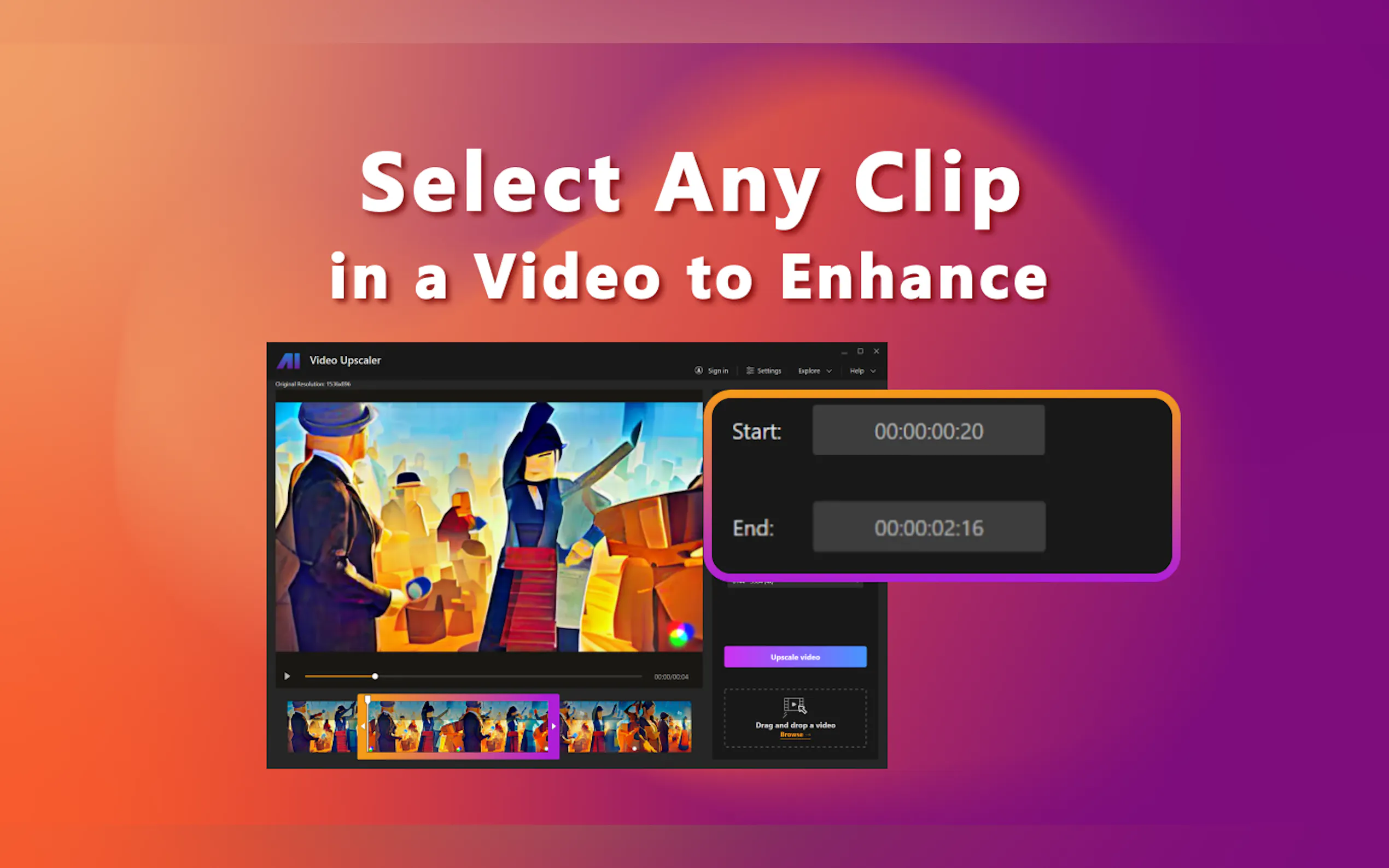 Screenshot 5 of Nero AI Video Upscaler