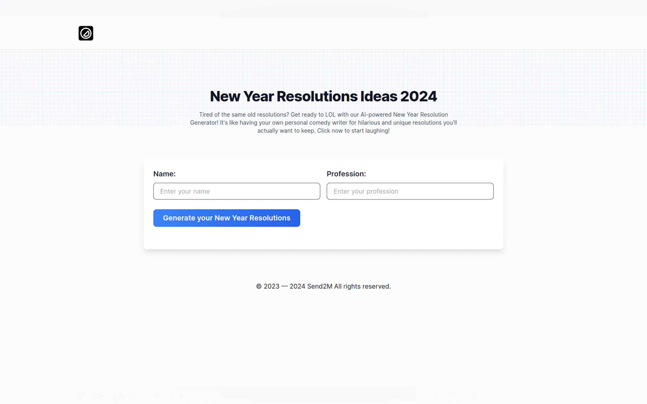 New Year Resolutions AI