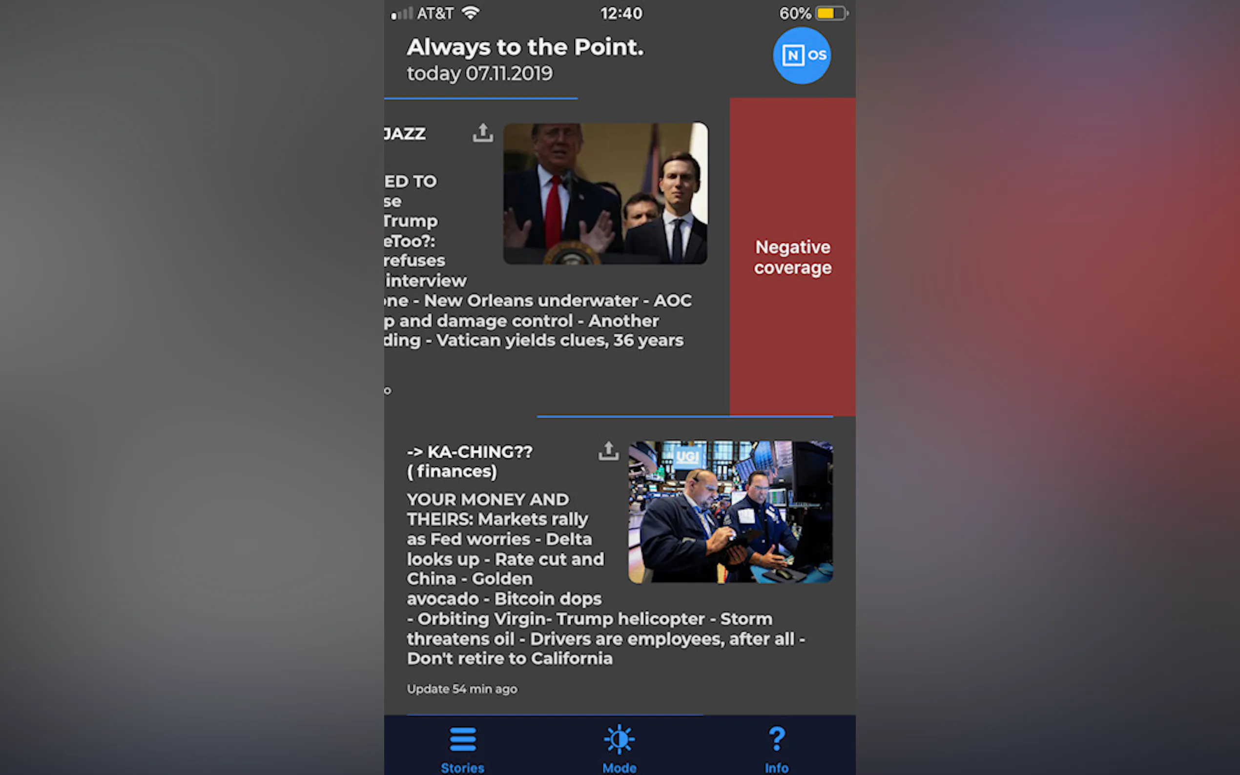 Screenshot 2 of News Operating System