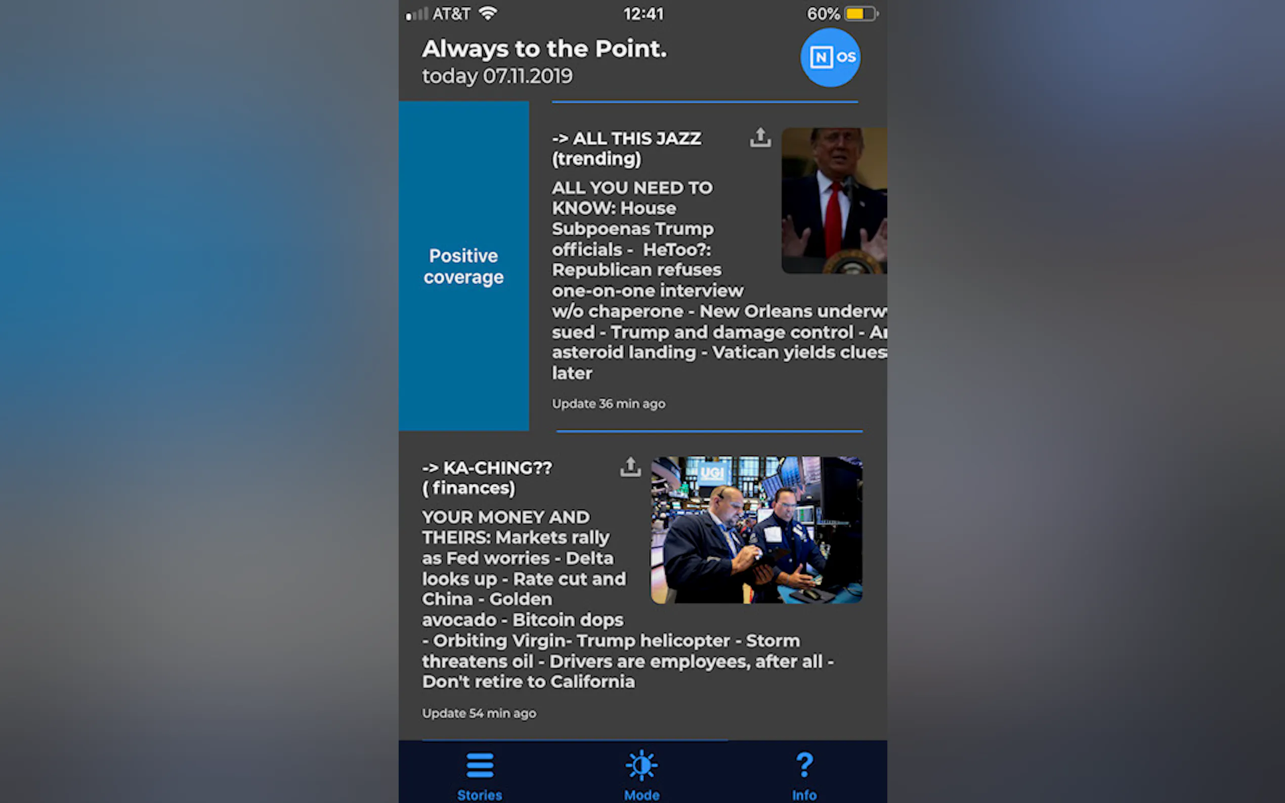 Screenshot 3 of News Operating System