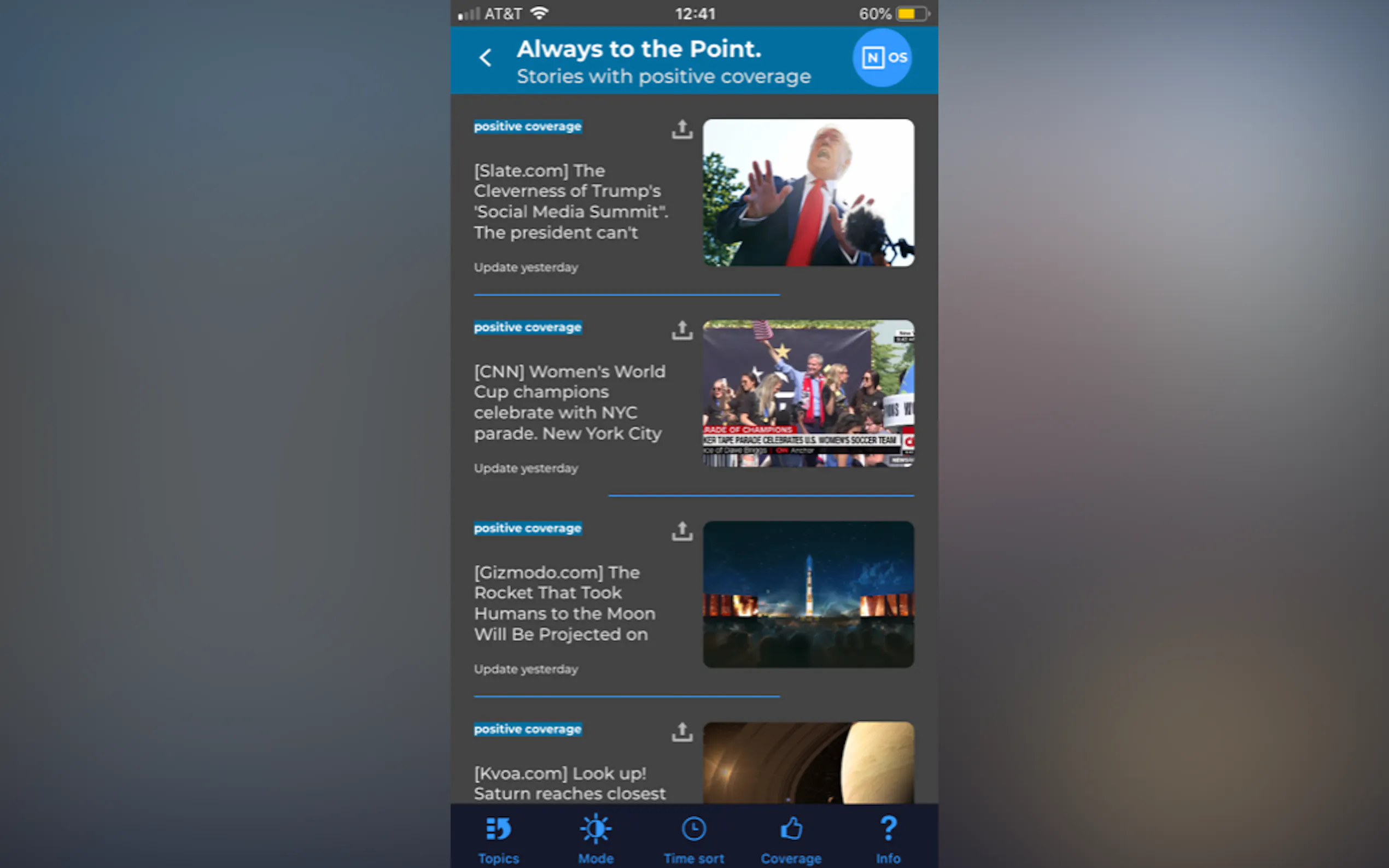 Screenshot 5 of News Operating System