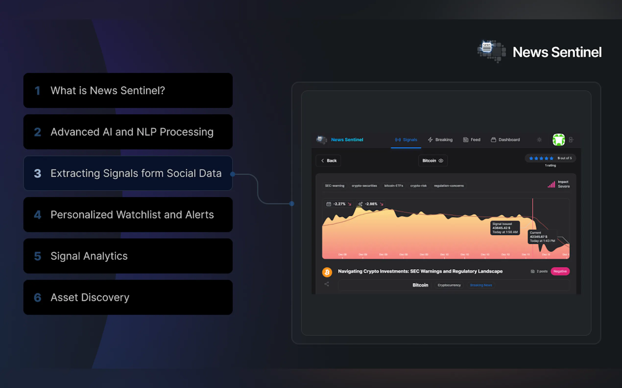 Screenshot 5 of News Sentinel by Blockbrain