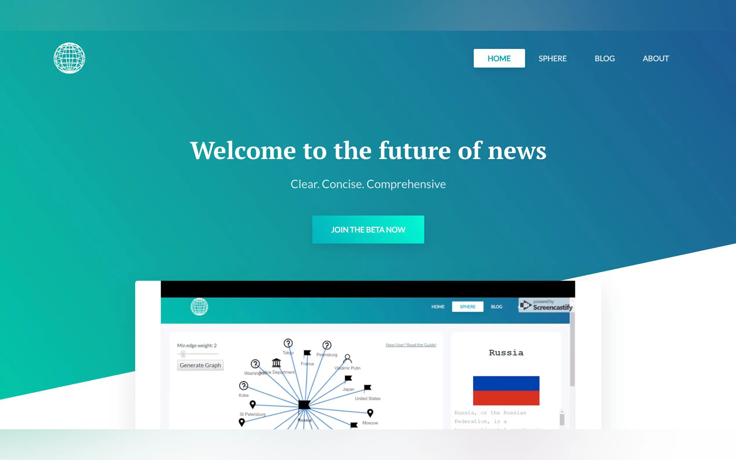 Screenshot 2 of Newsphere