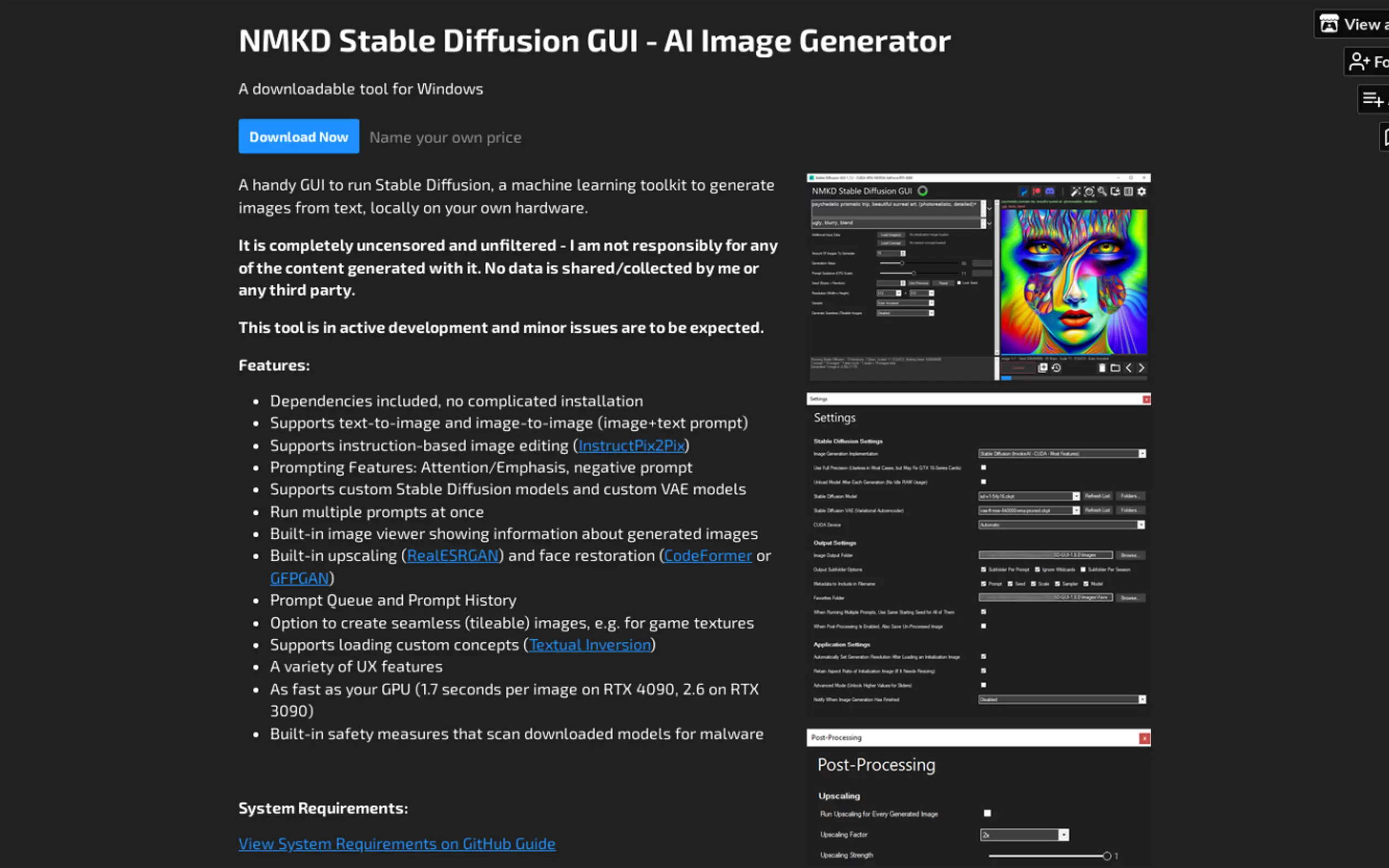 NMKD Stable Diffusion