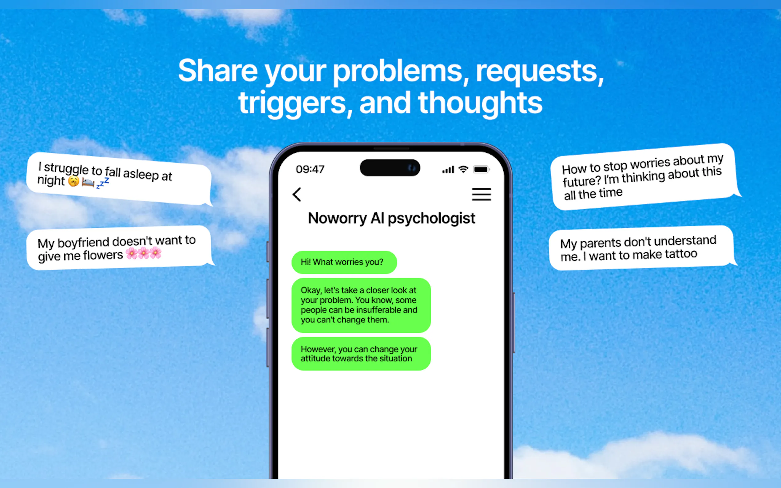 Screenshot 2 of Noworry AI Psychologist