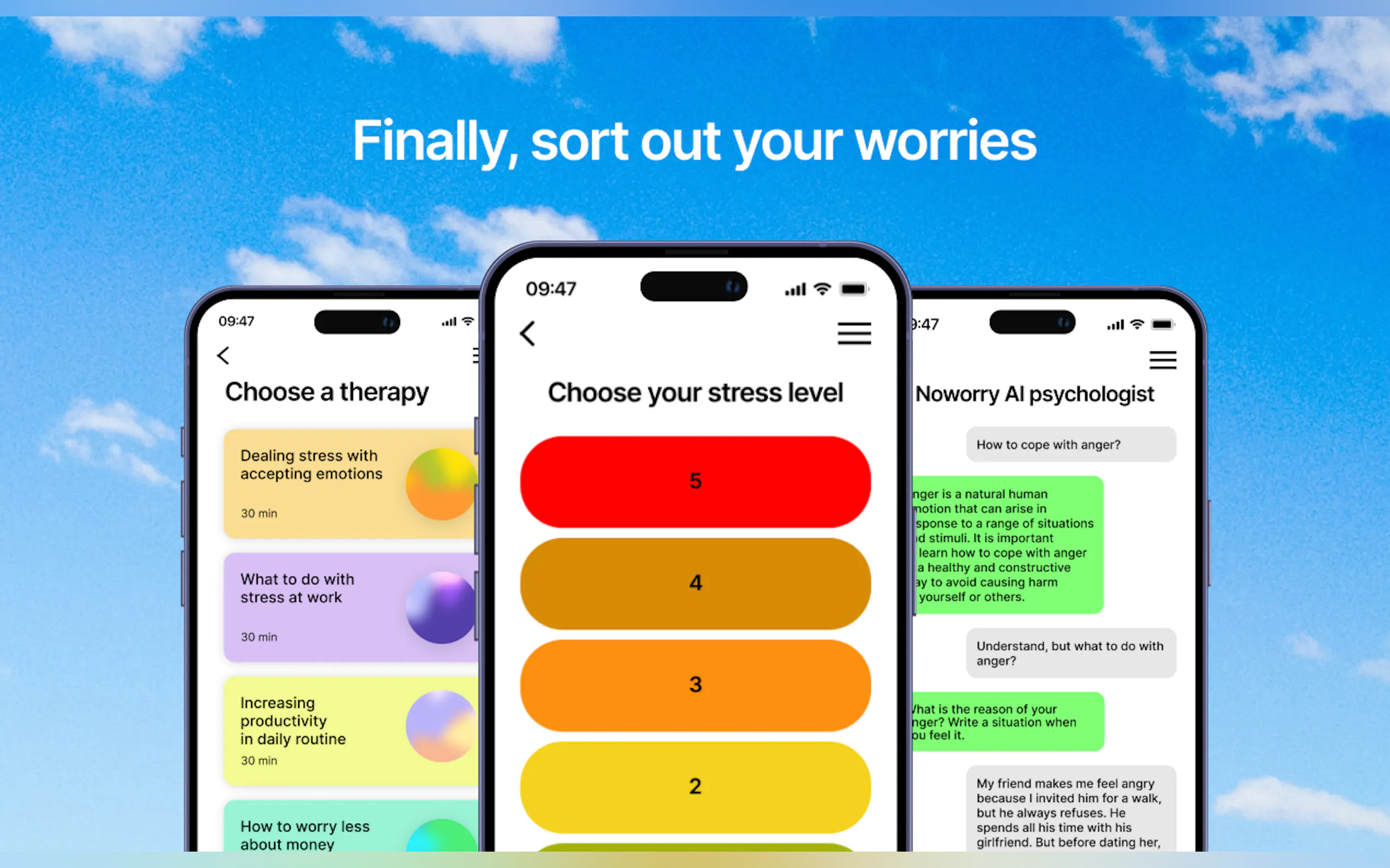 Screenshot 3 of Noworry AI Psychologist