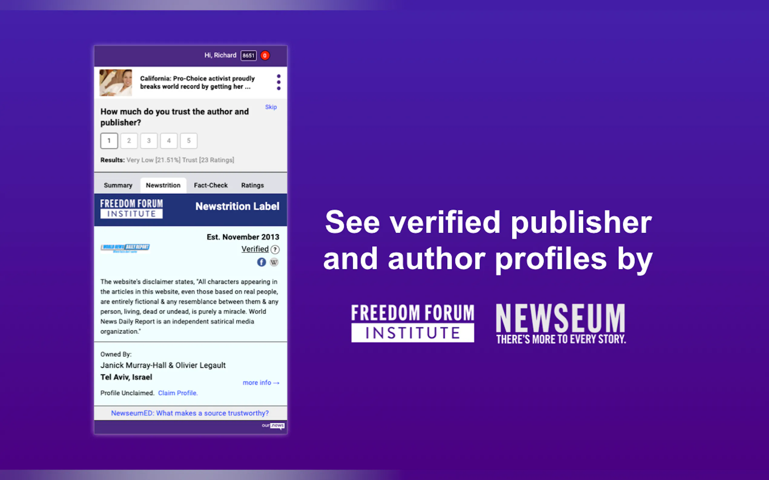 Screenshot 3 of Nutrition Labels for News