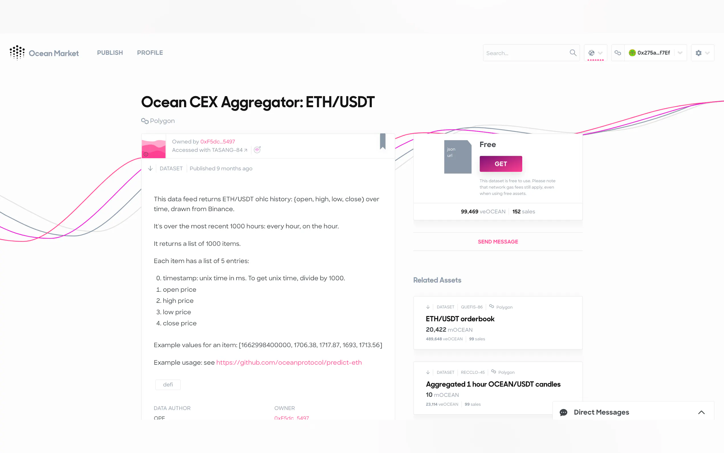 Screenshot 2 of Ocean Protocol