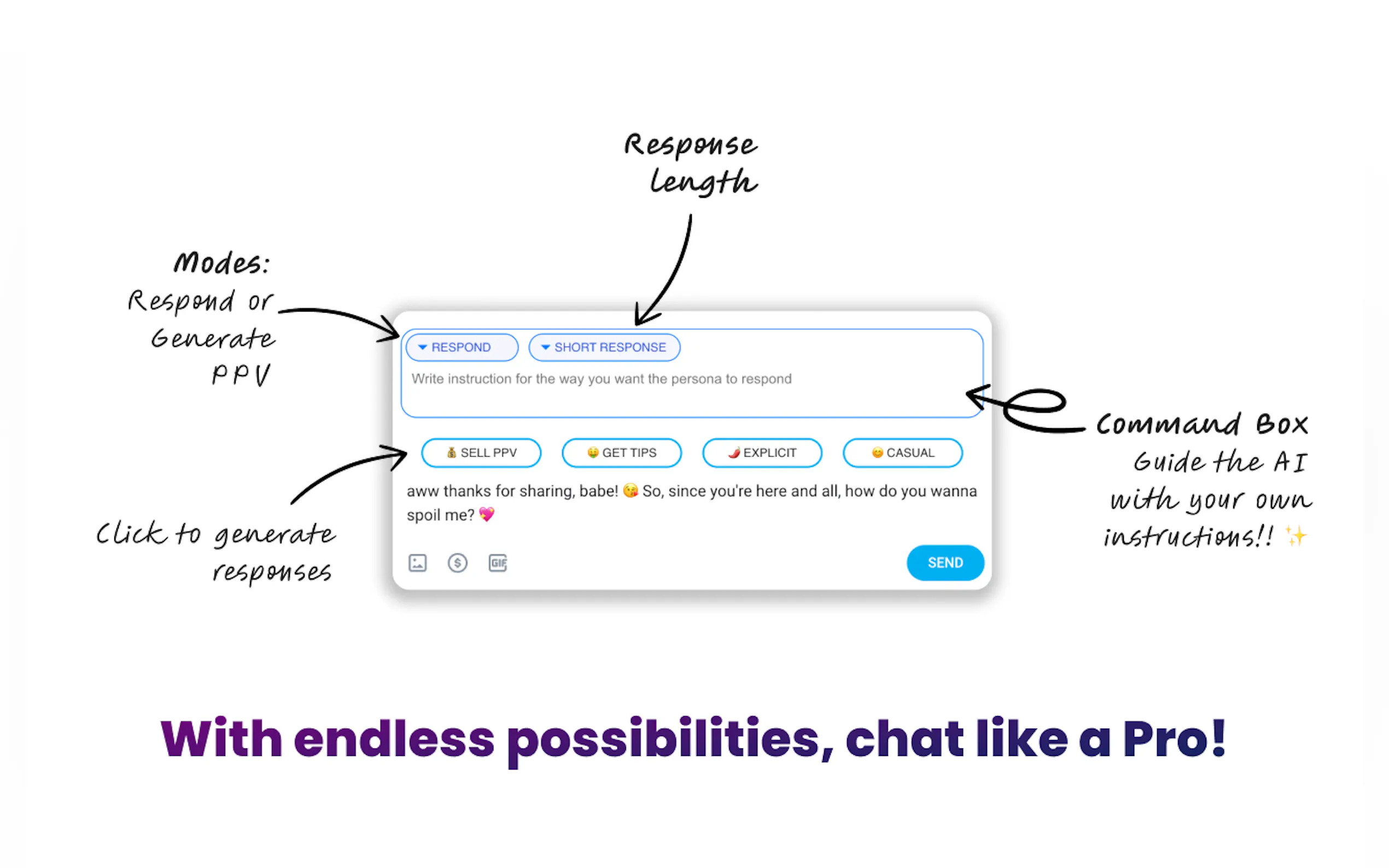 Screenshot 2 of Onlyfans AI Chatbot - ChatPersona AI