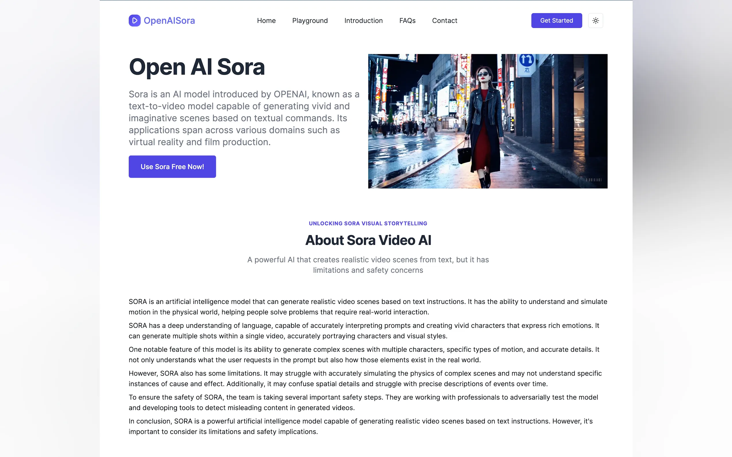 Open AI Sora
