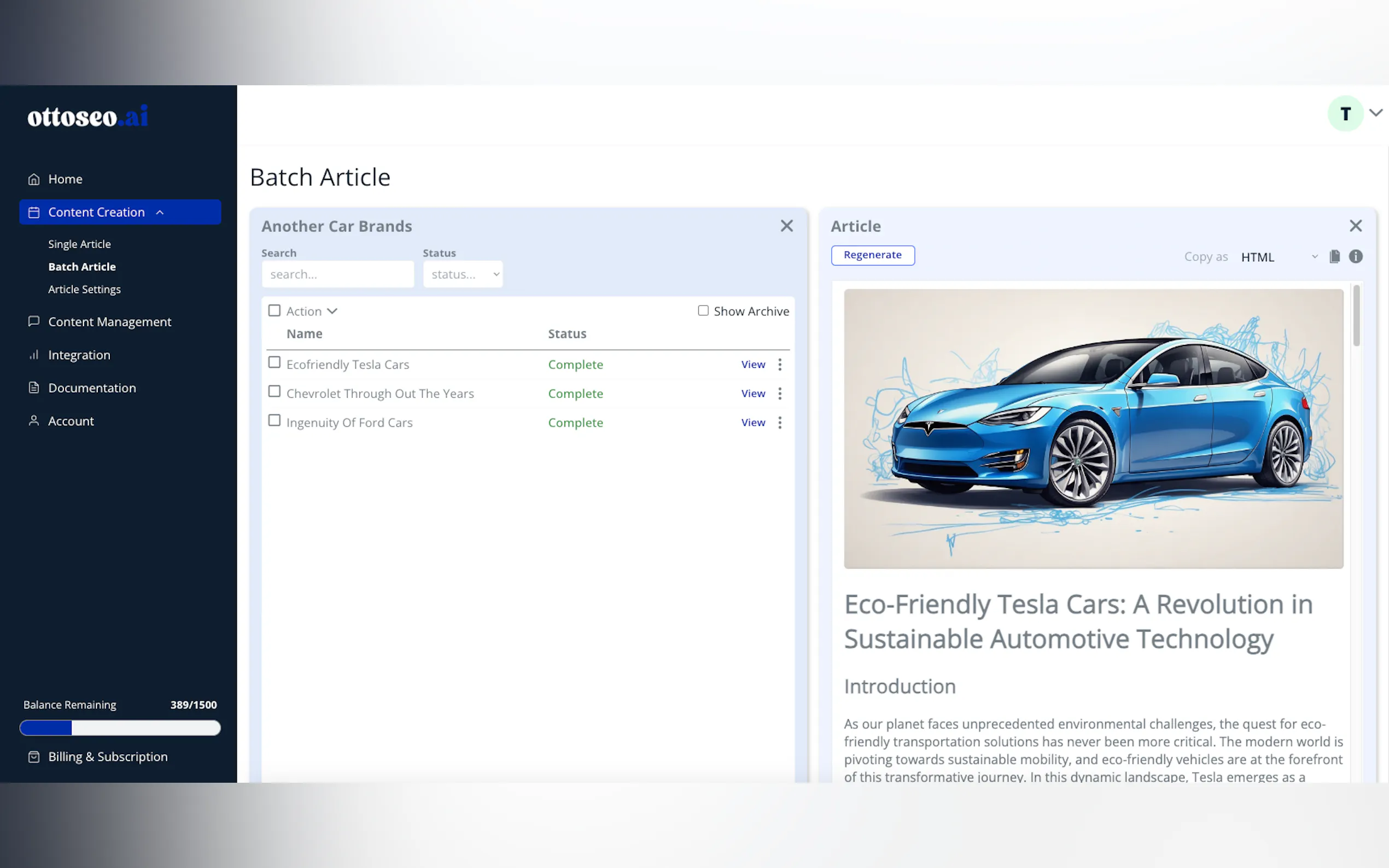 Screenshot 3 of Otto SEO AI