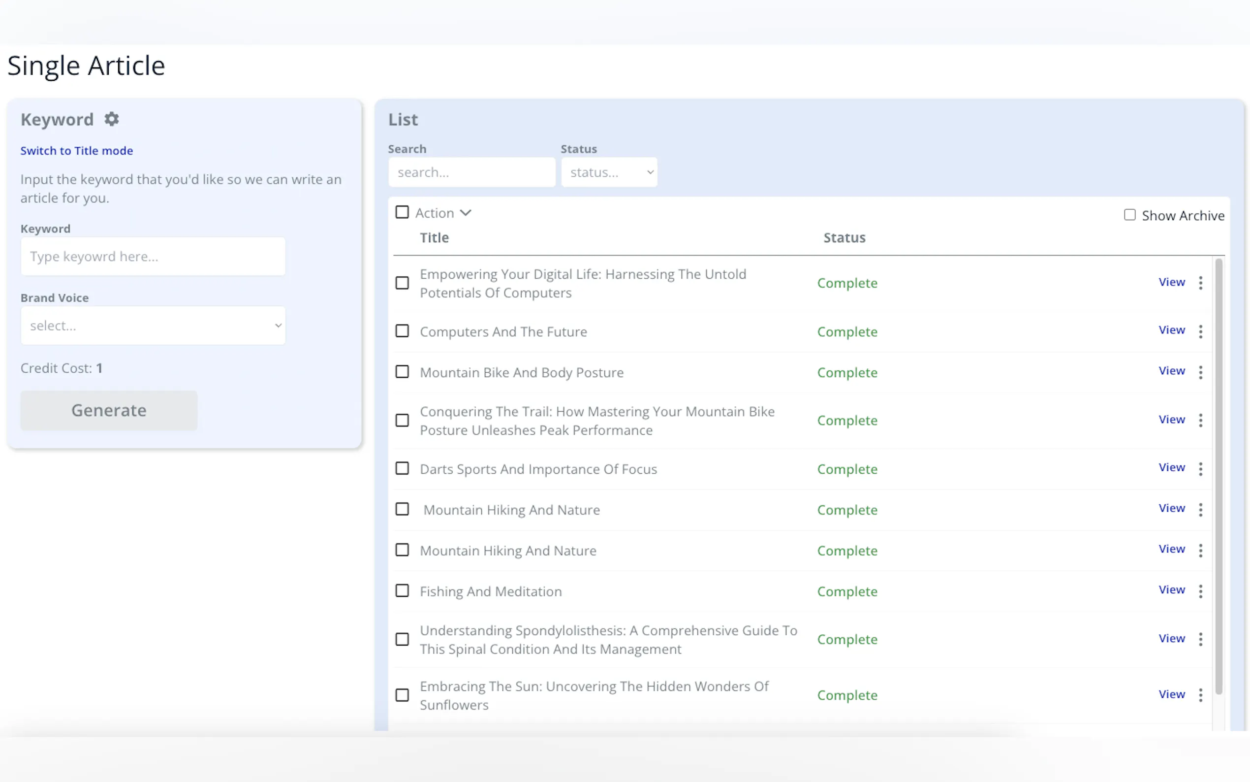 Screenshot 4 of Otto SEO AI