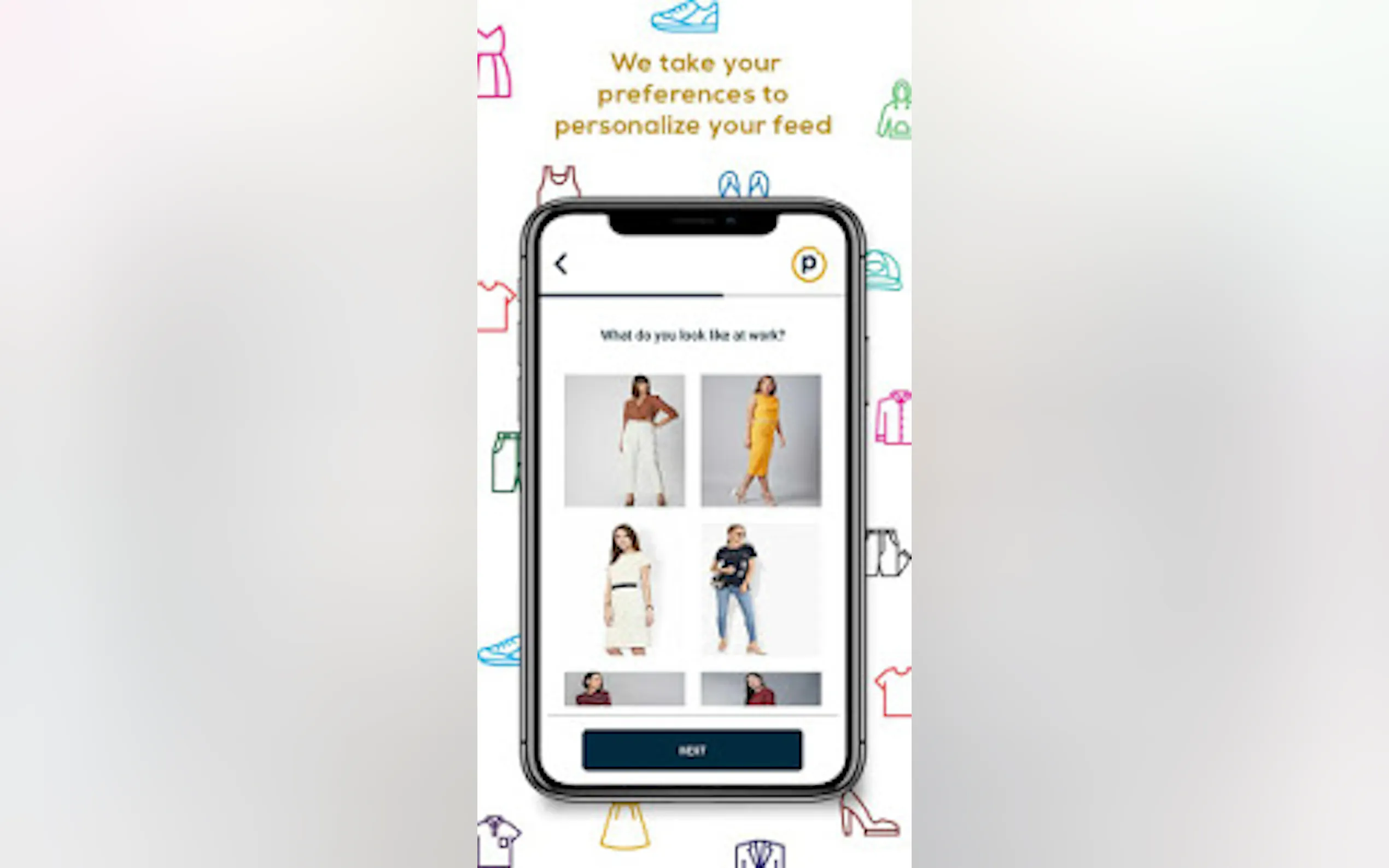 Screenshot 2 of Parati Personalised Fashion App