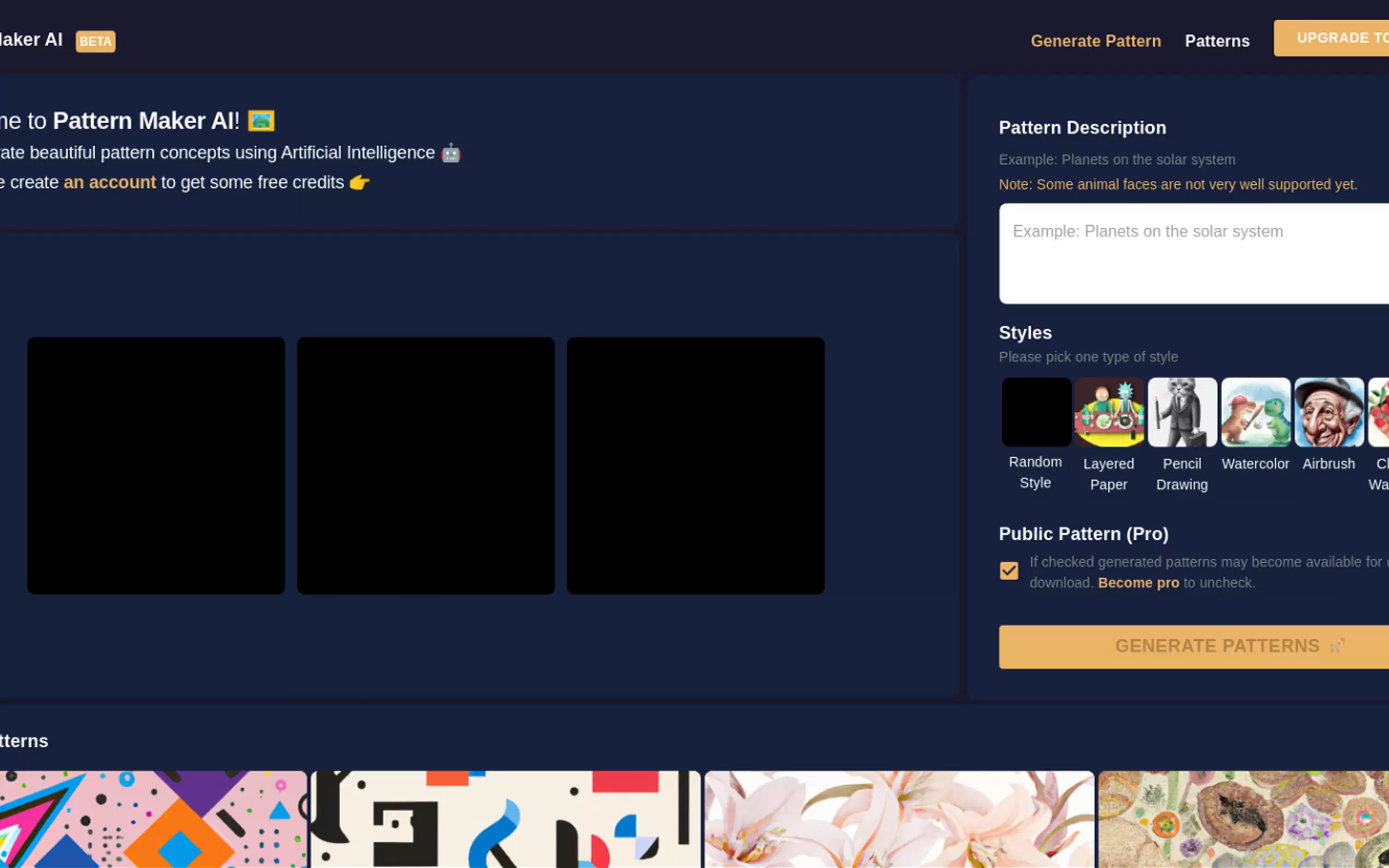 Pattern Maker AI