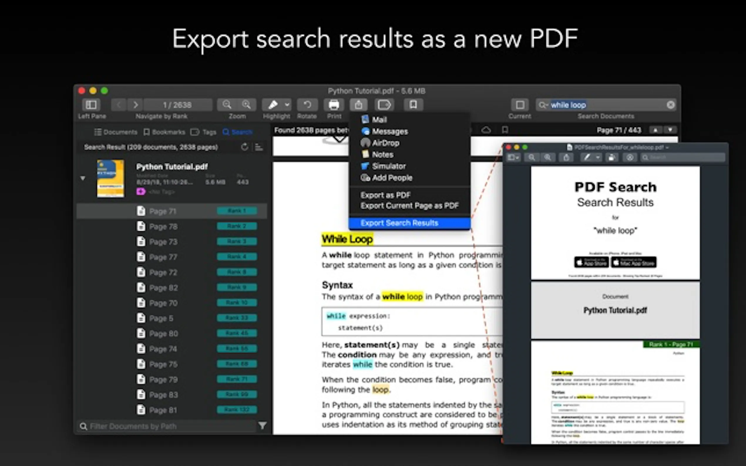 Screenshot 8 of PDF Search