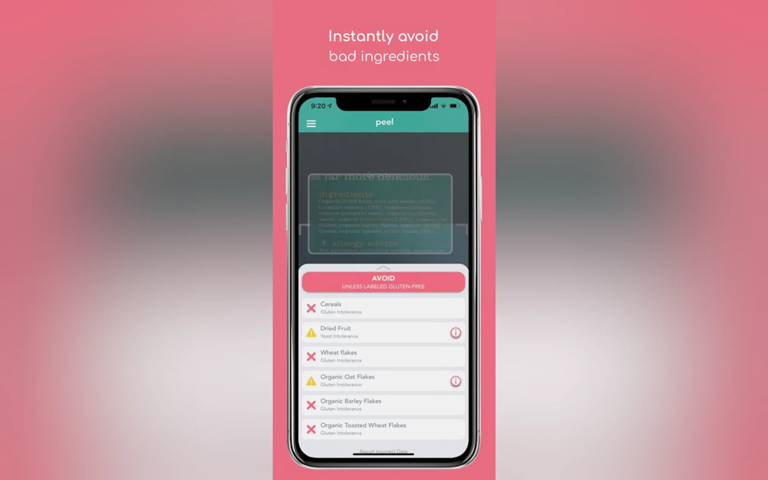 Screenshot 4 of Peel Food Labels