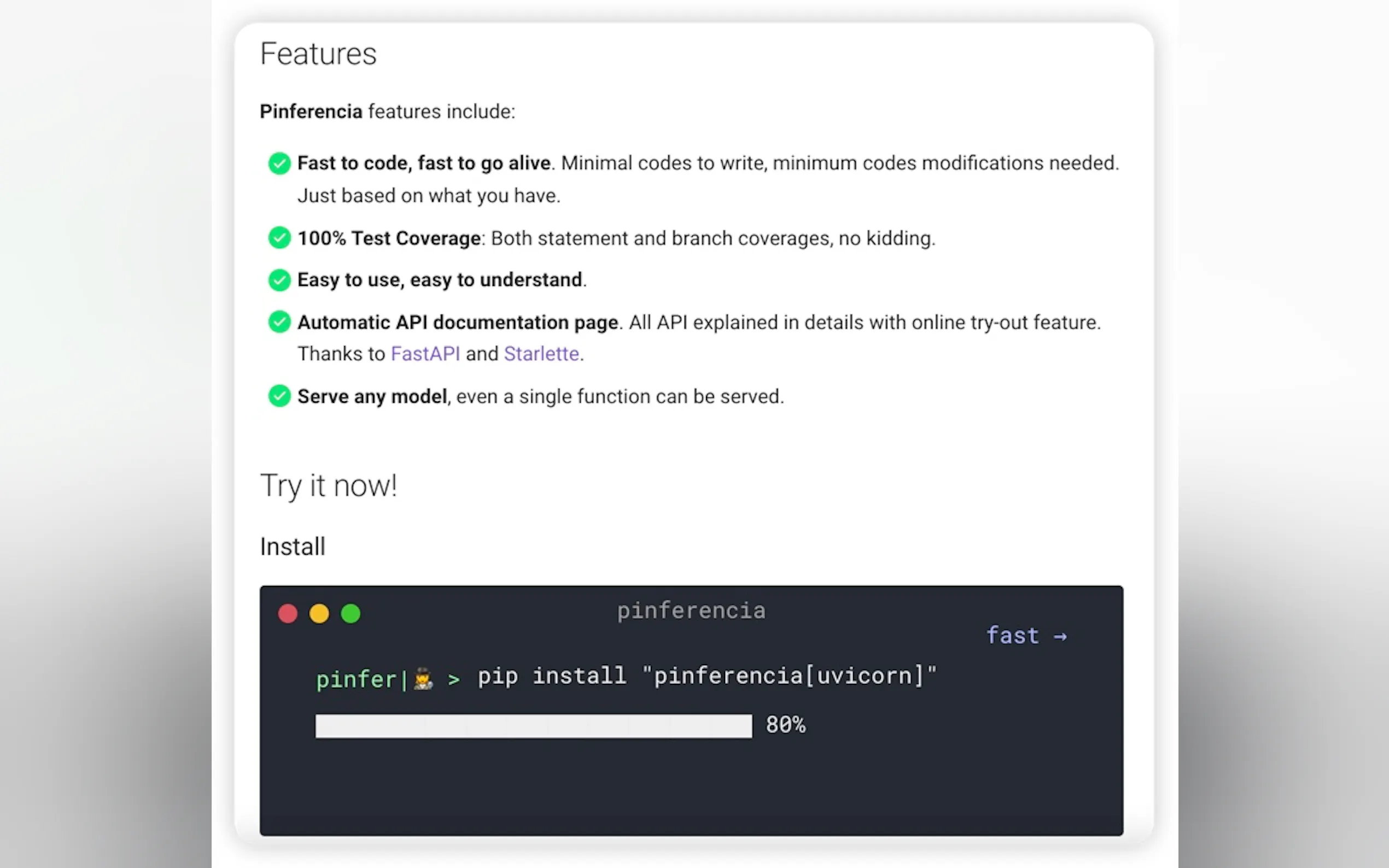 Screenshot 3 of Pinferencia