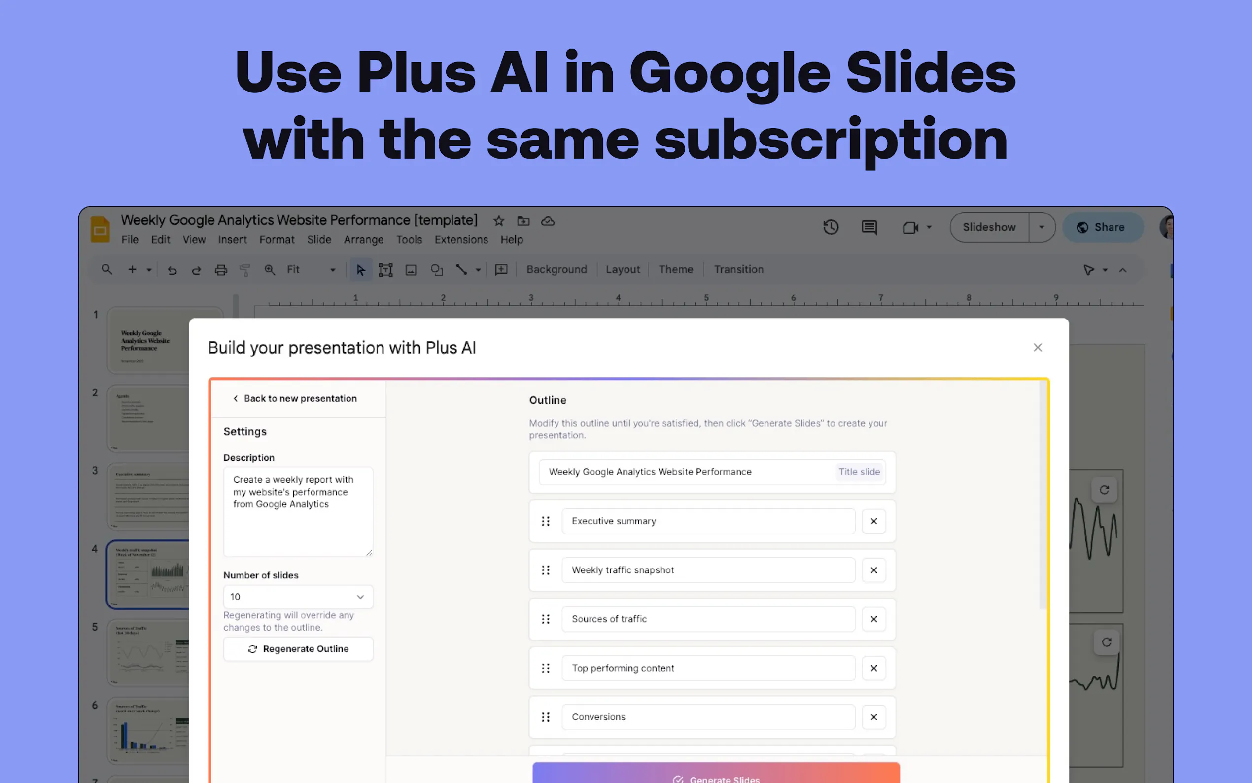 Screenshot 4 of Plus AI for Google Docs