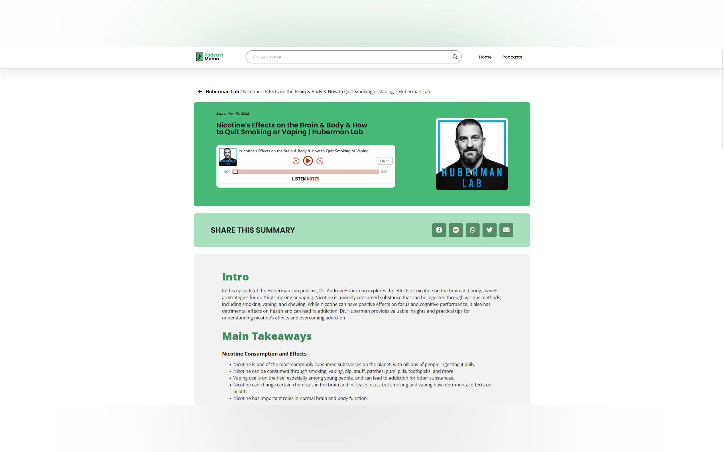 Screenshot 3 of PodcastMemo