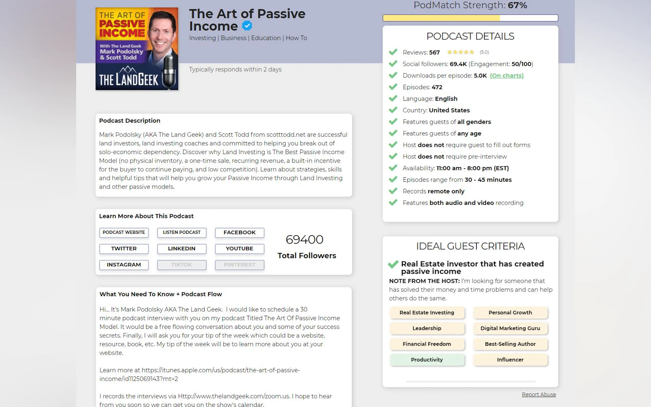 Screenshot 2 of PodMatch