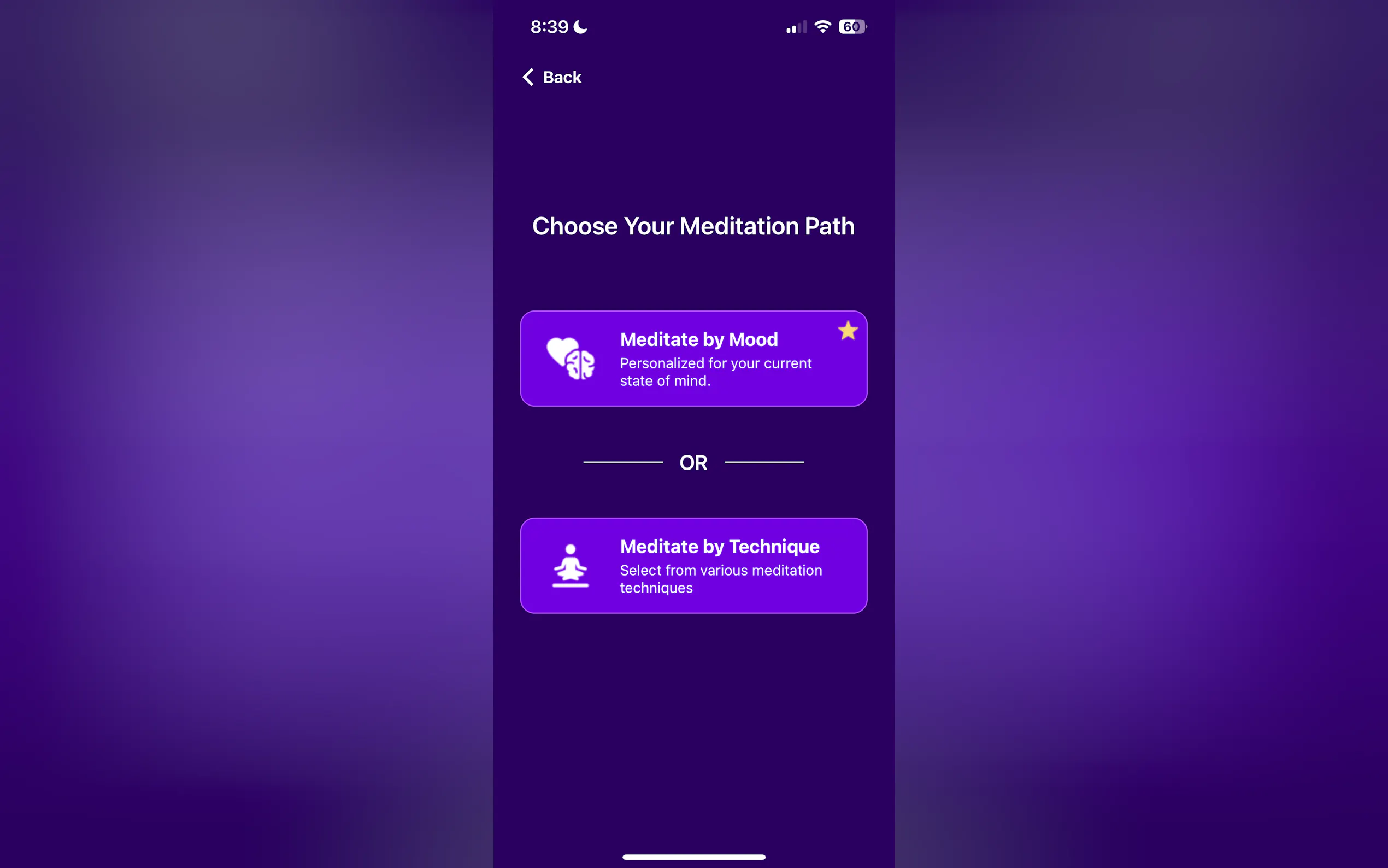 Screenshot 2 of Ponder: AI-powered meditation