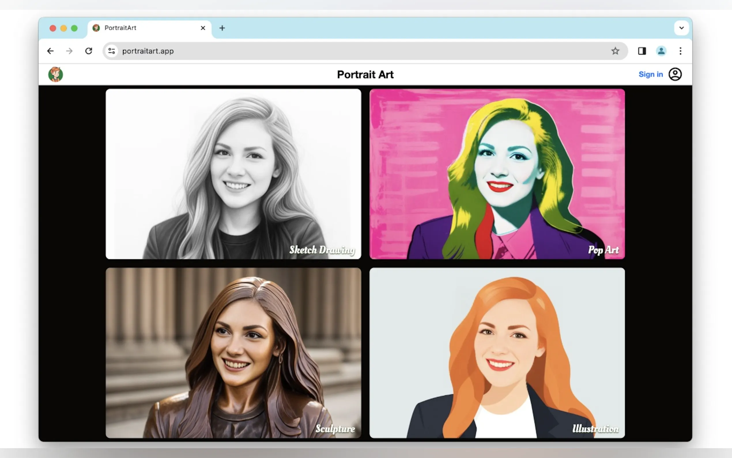 Screenshot 3 of Portrait Art