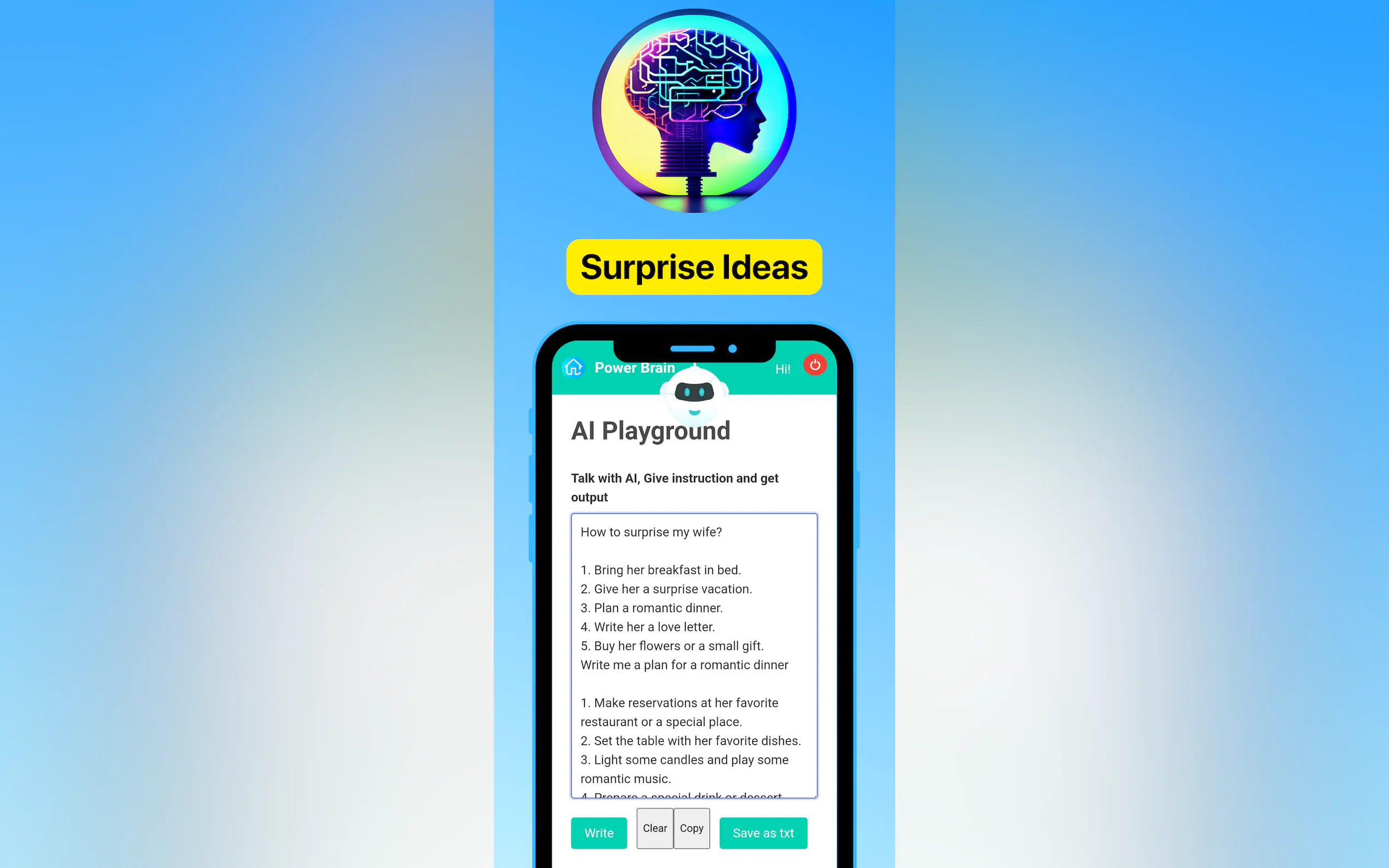 Screenshot 8 of PowerBrain AI Writing Tool & Chat GPT