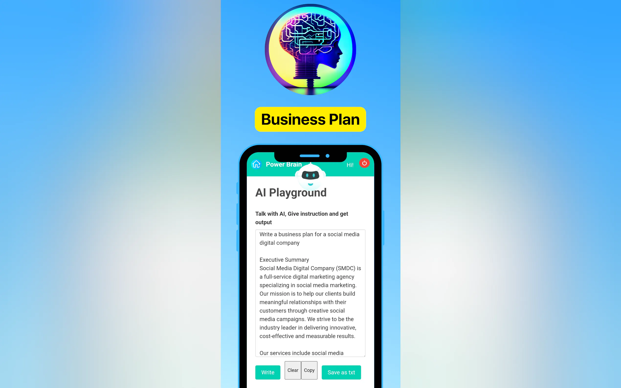 Screenshot 9 of PowerBrain AI Writing Tool & Chat GPT