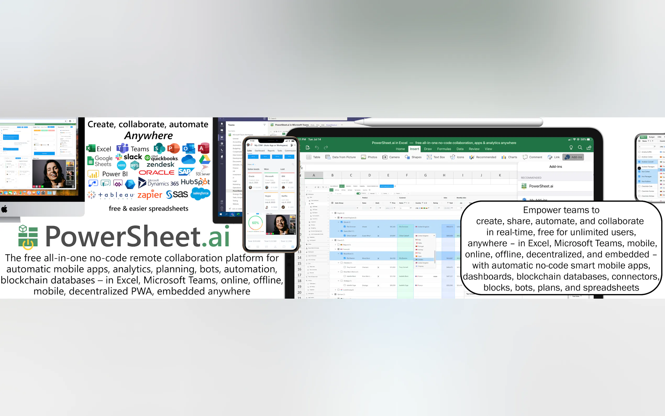 Screenshot 16 of PowerSheet.ai Free No-Code Collab & Apps