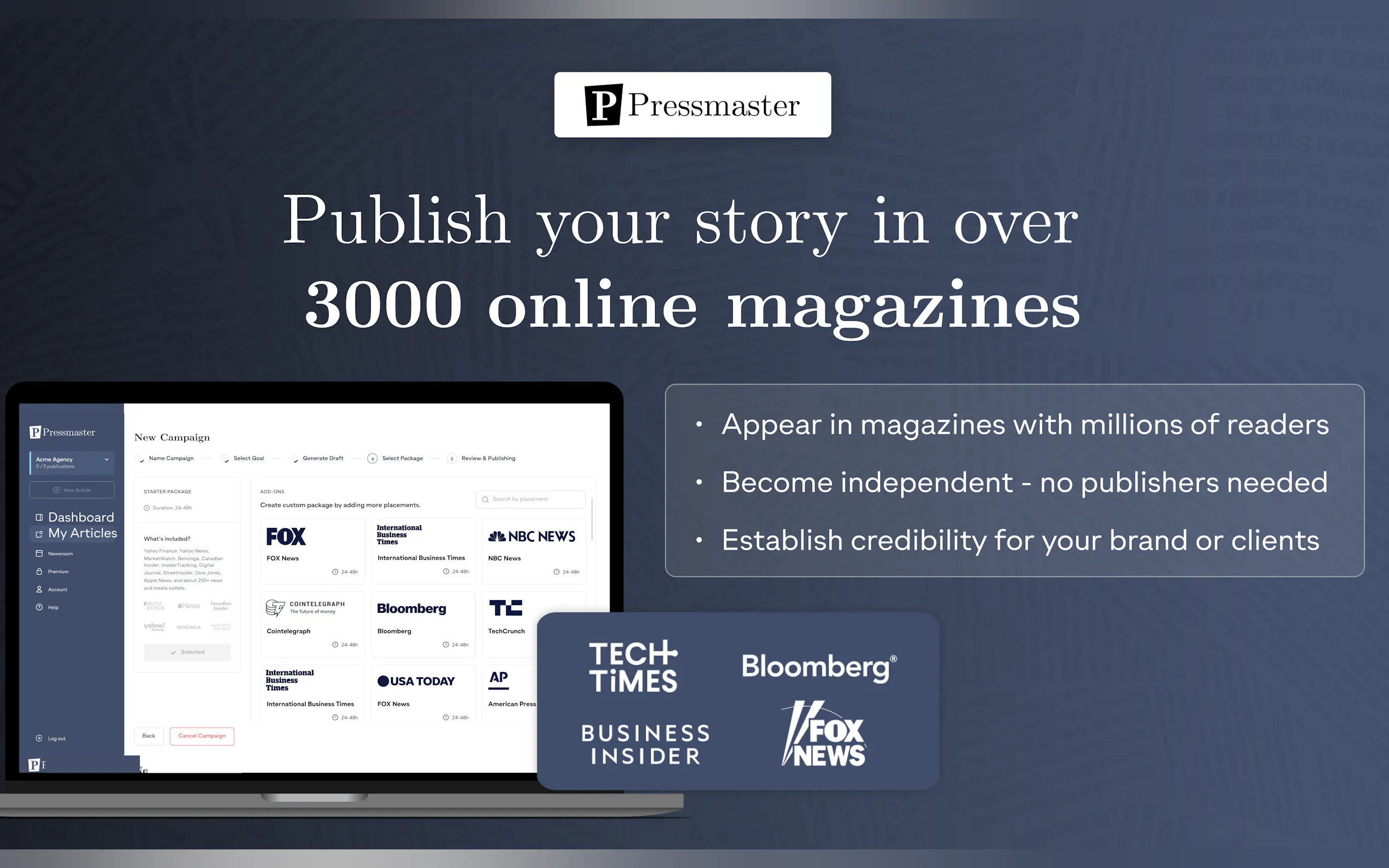Screenshot 2 of Pressmaster.ai