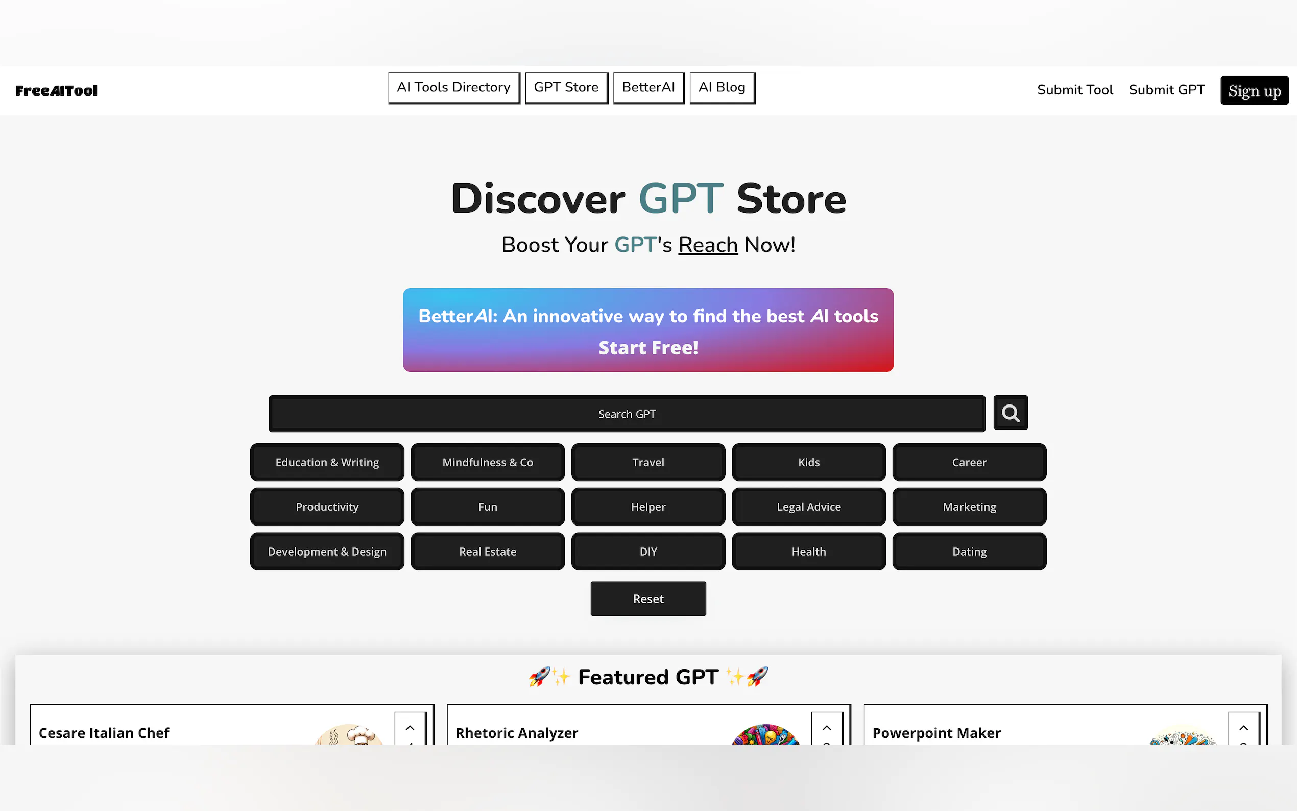 Product Hunt for GPT