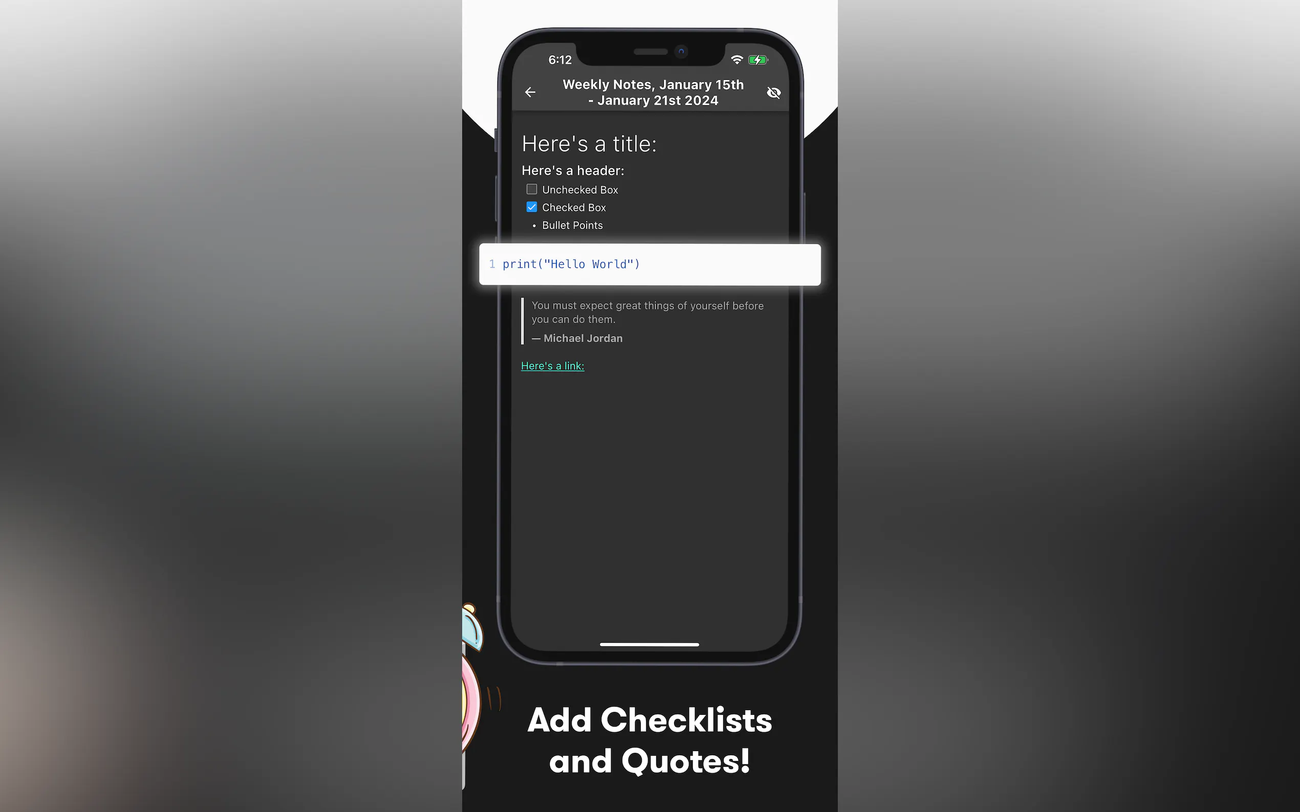 Screenshot 4 of Productivity Page