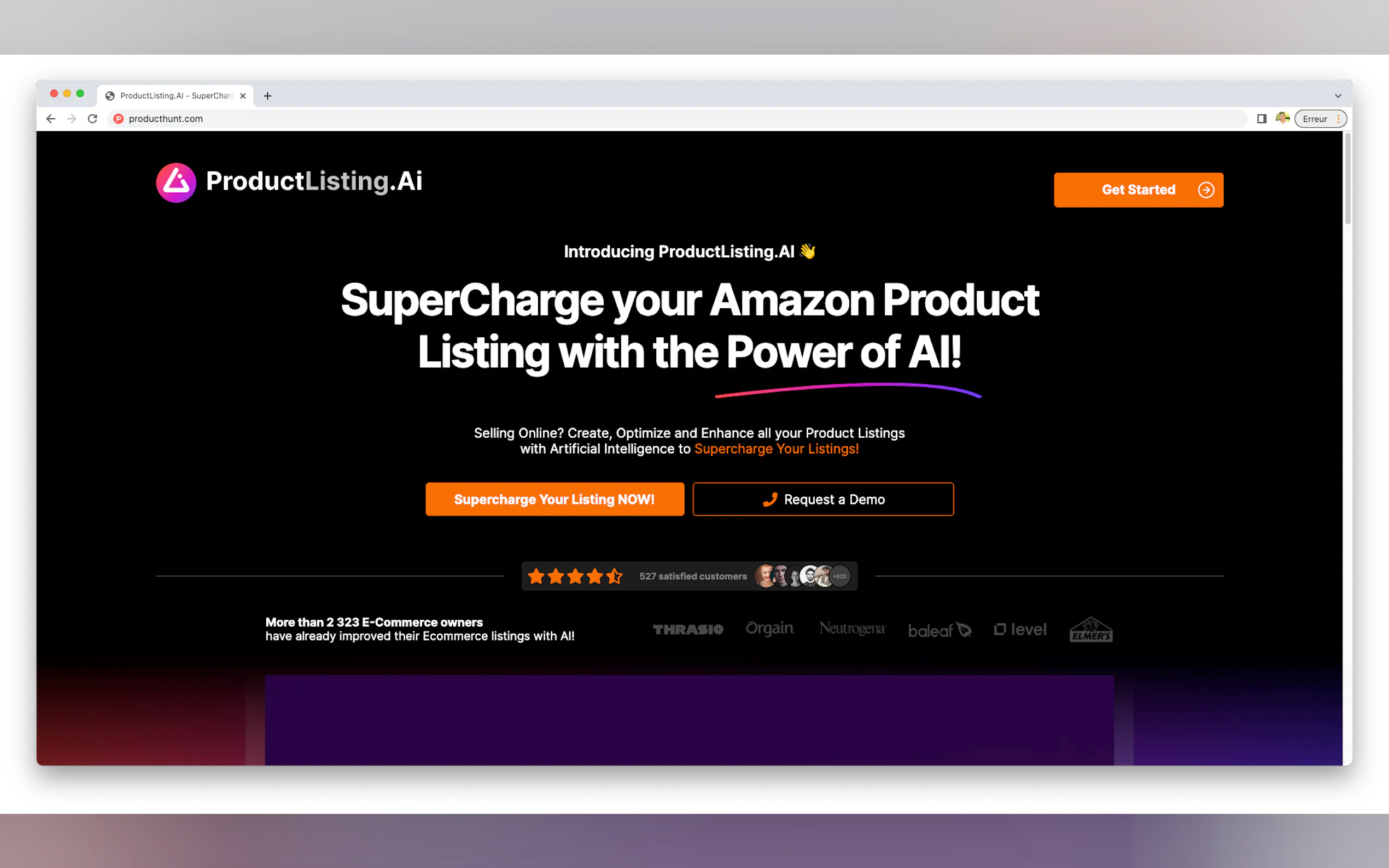 Screenshot 2 of ProductListing.AI