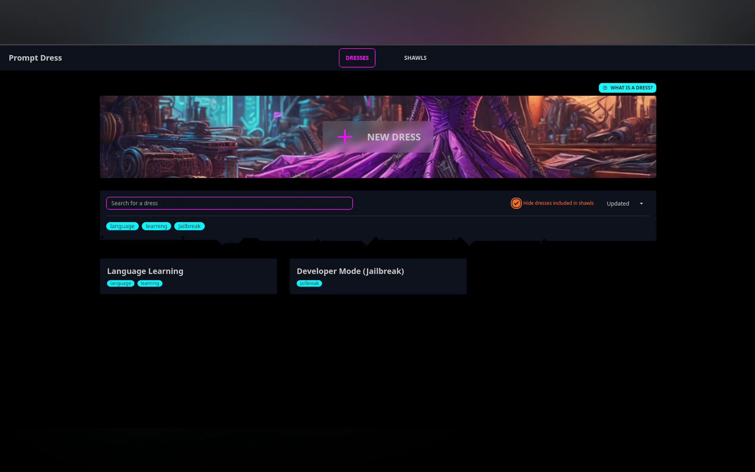 Screenshot 6 of Prompt Dress