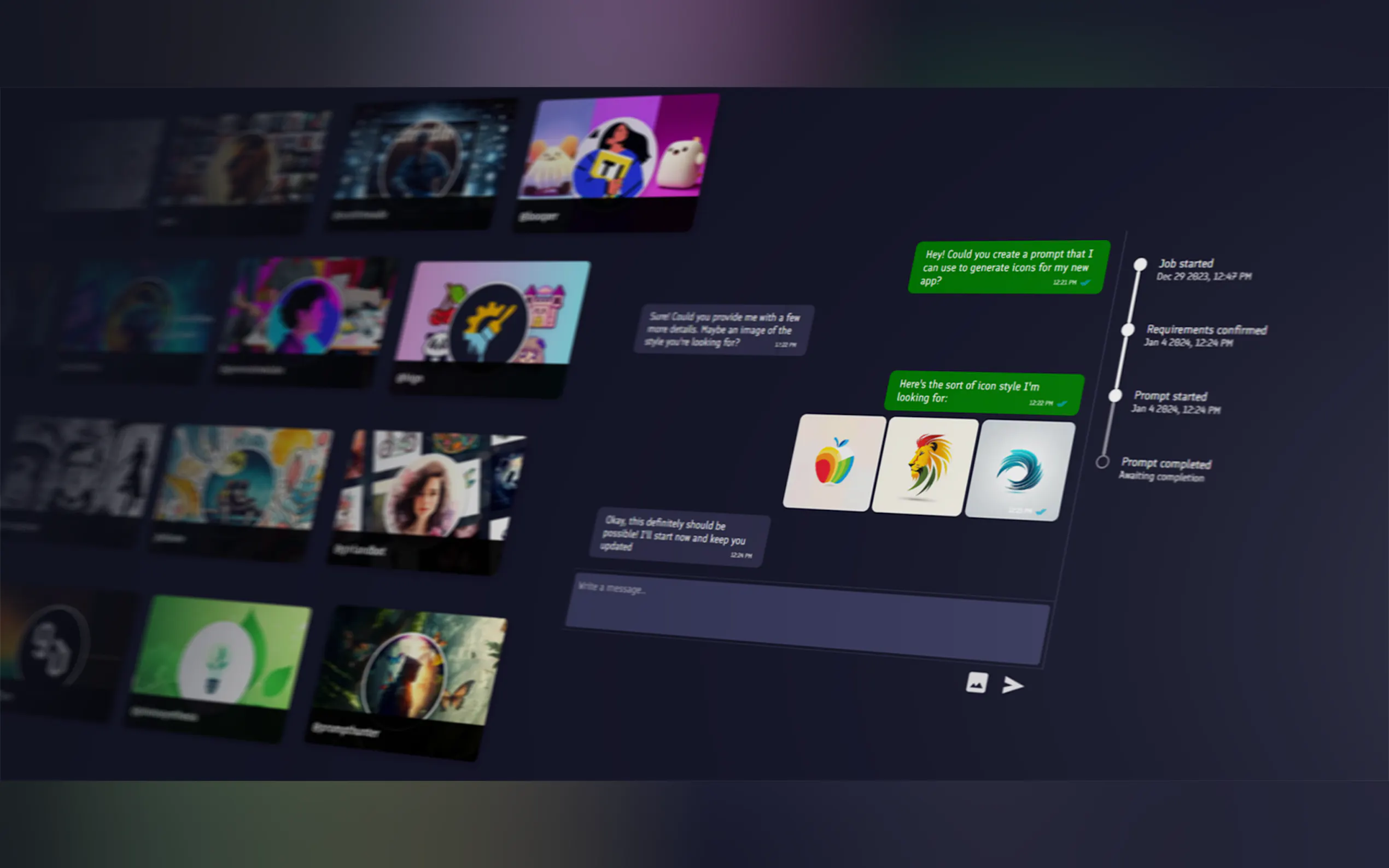 Screenshot 4 of PromptBase